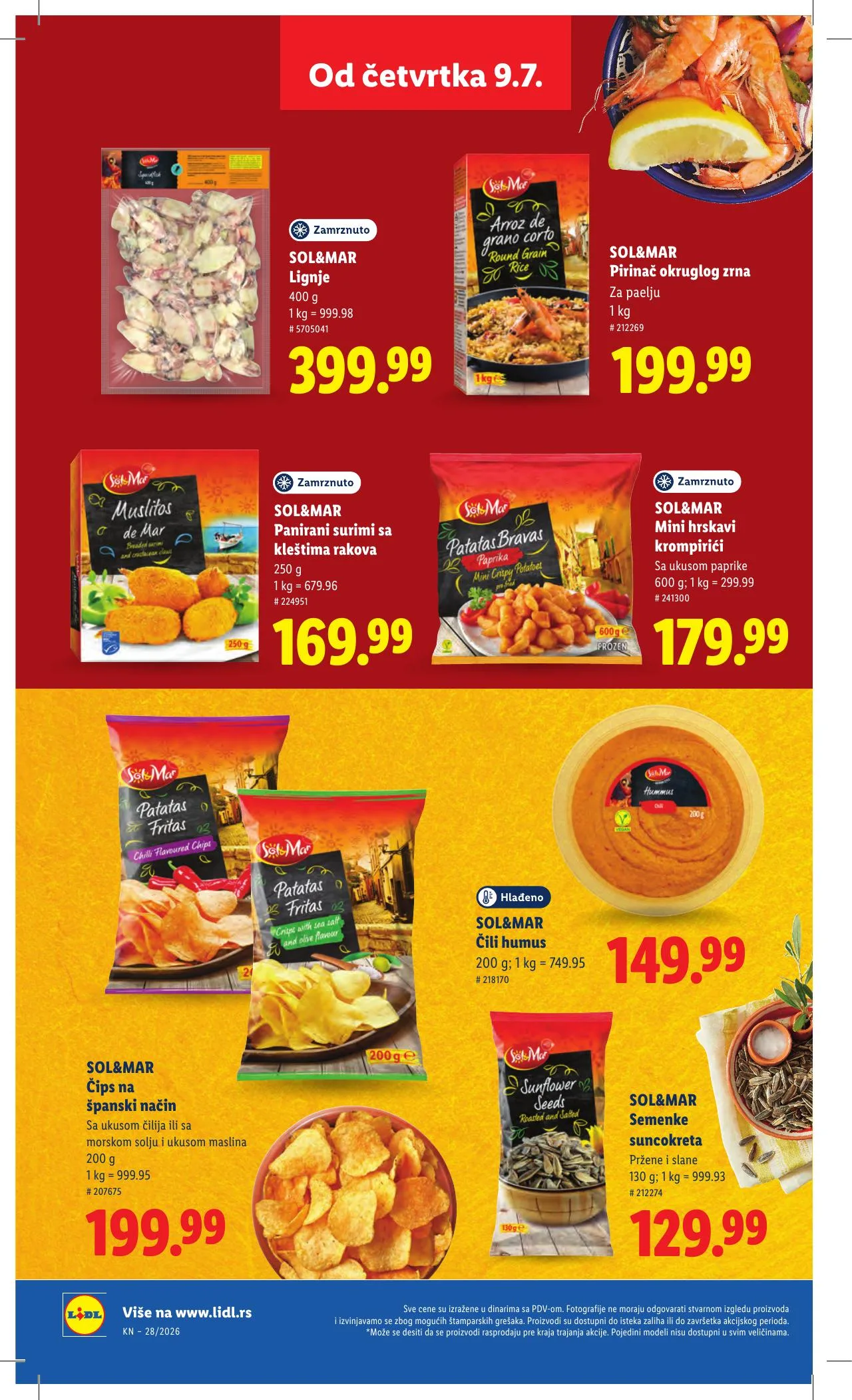 Lidl akciós újság Szerbia 07.09–07.15 – 54. oldal