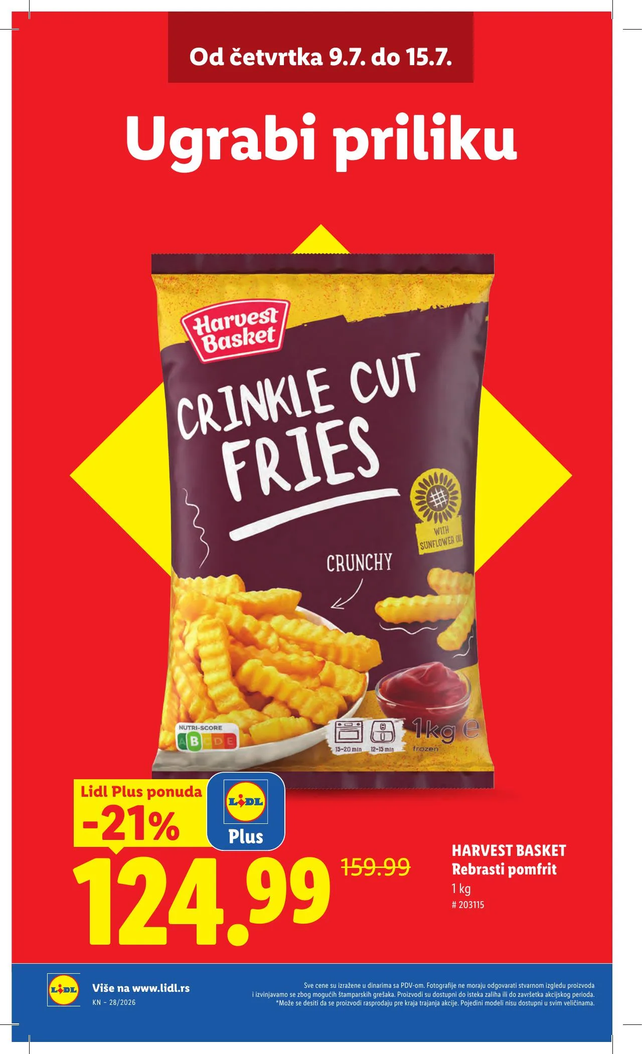 Lidl akciós újság Szerbia 07.09–07.15 – 6. oldal