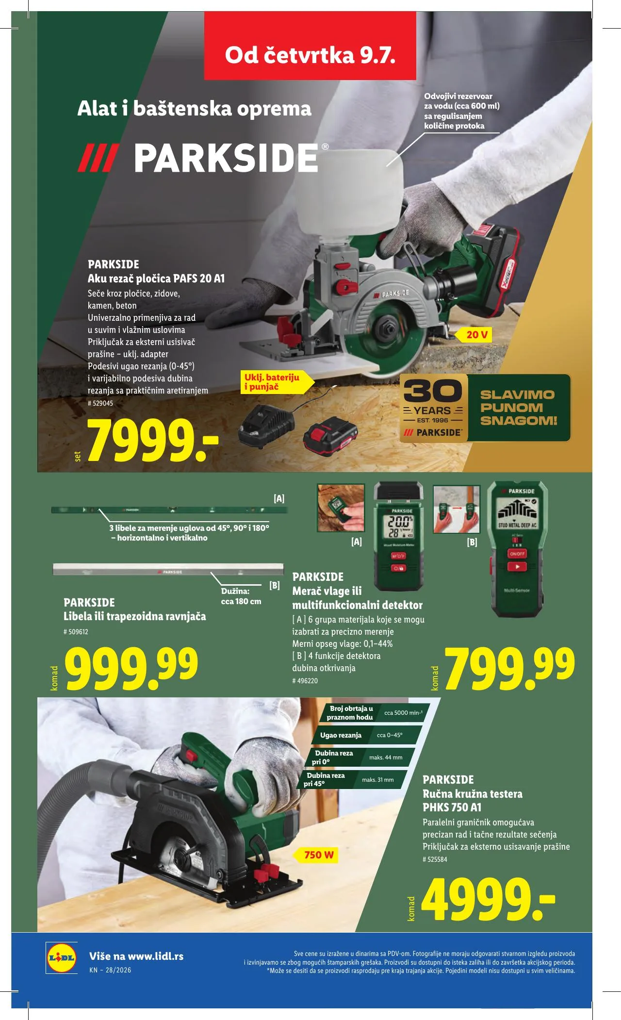 Lidl akciós újság Szerbia 07.09–07.15 – 70. oldal