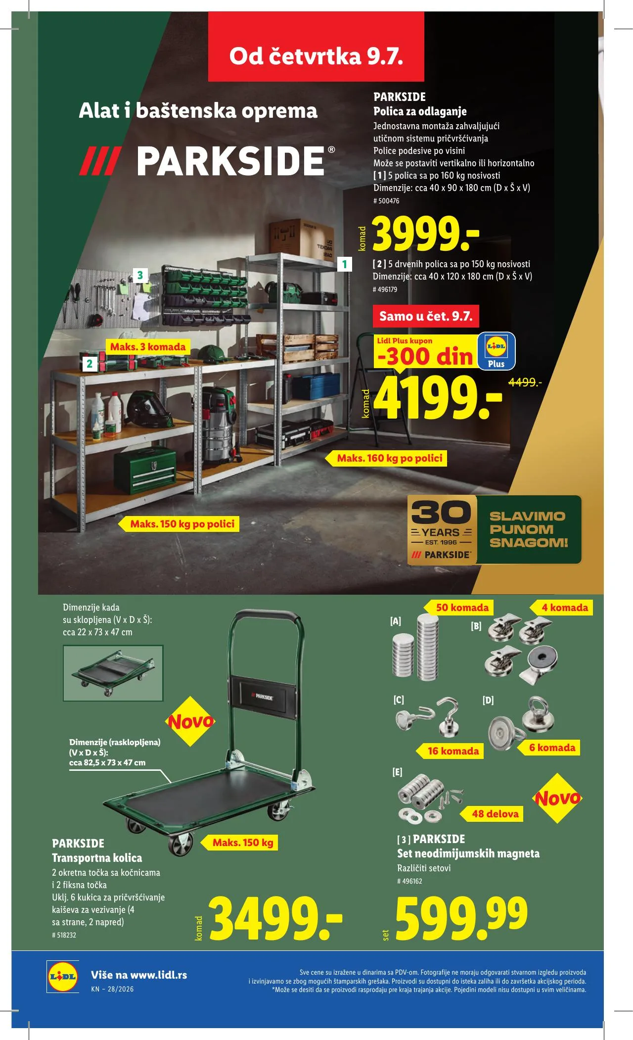 Lidl akciós újság Szerbia 07.09–07.15 – 72. oldal