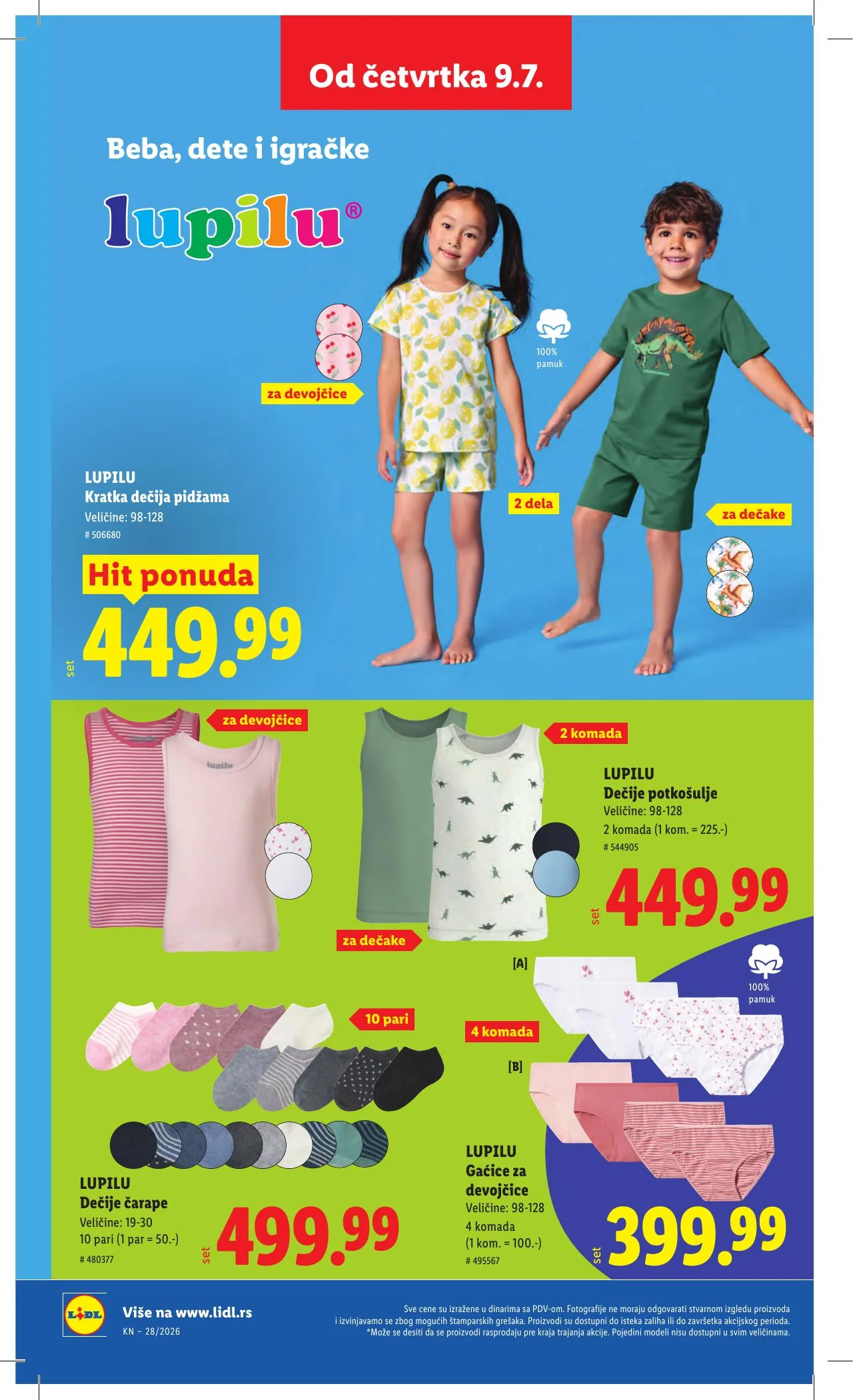 Lidl akciós újság Szerbia 07.09–07.15 – 74. oldal