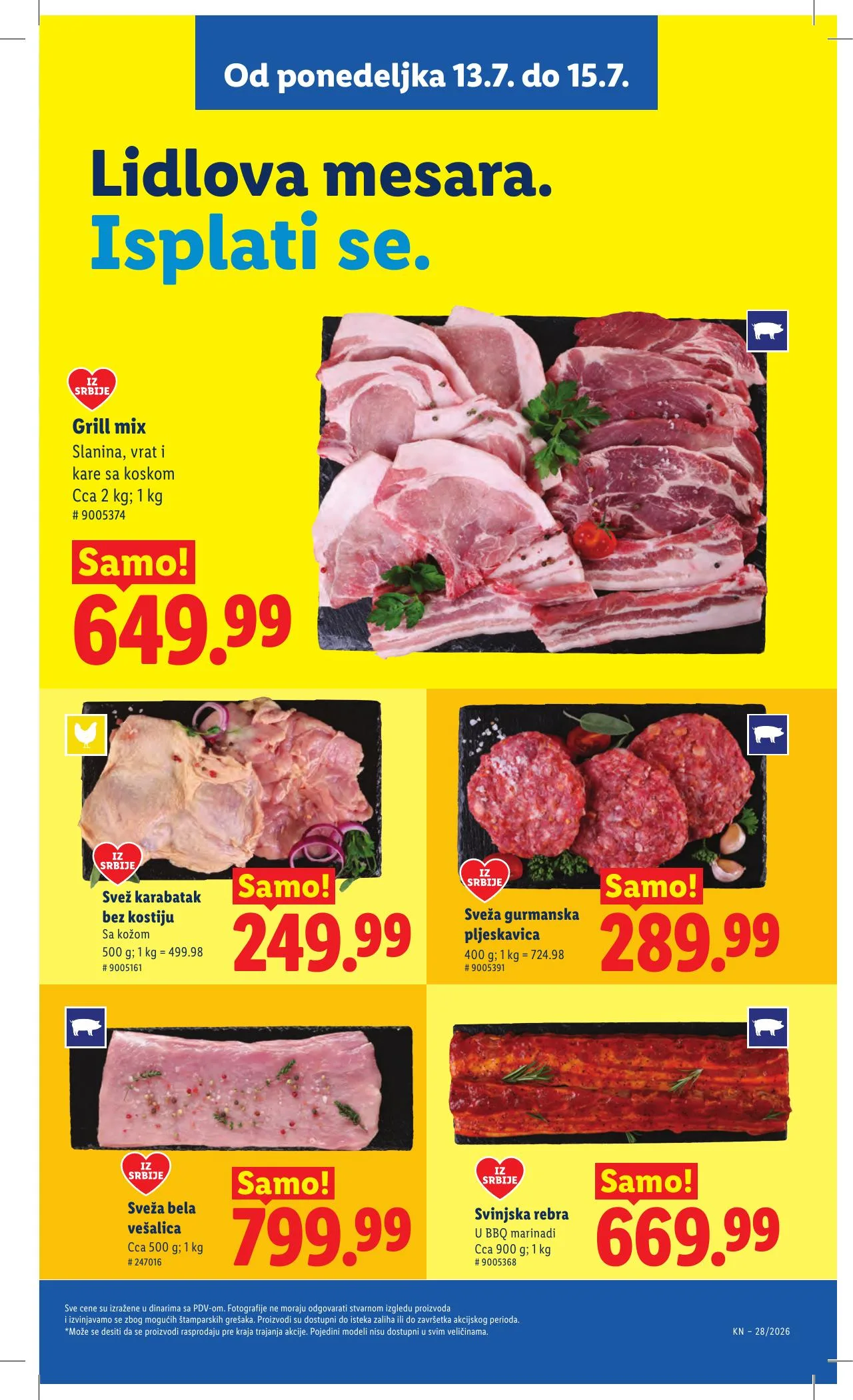 Lidl akciós újság Szerbia 07.09–07.15 – 83. oldal