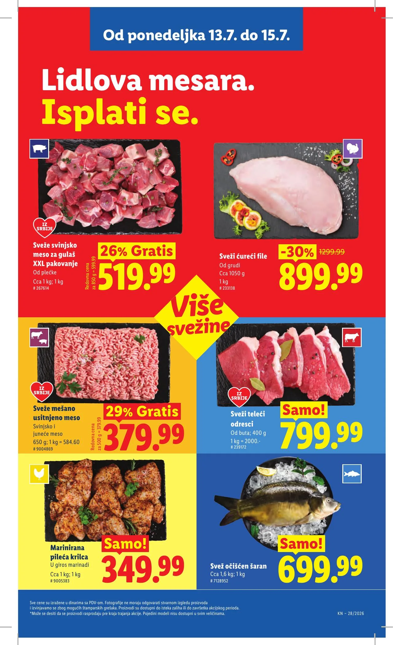 Lidl akciós újság Szerbia 07.09–07.15 – 87. oldal