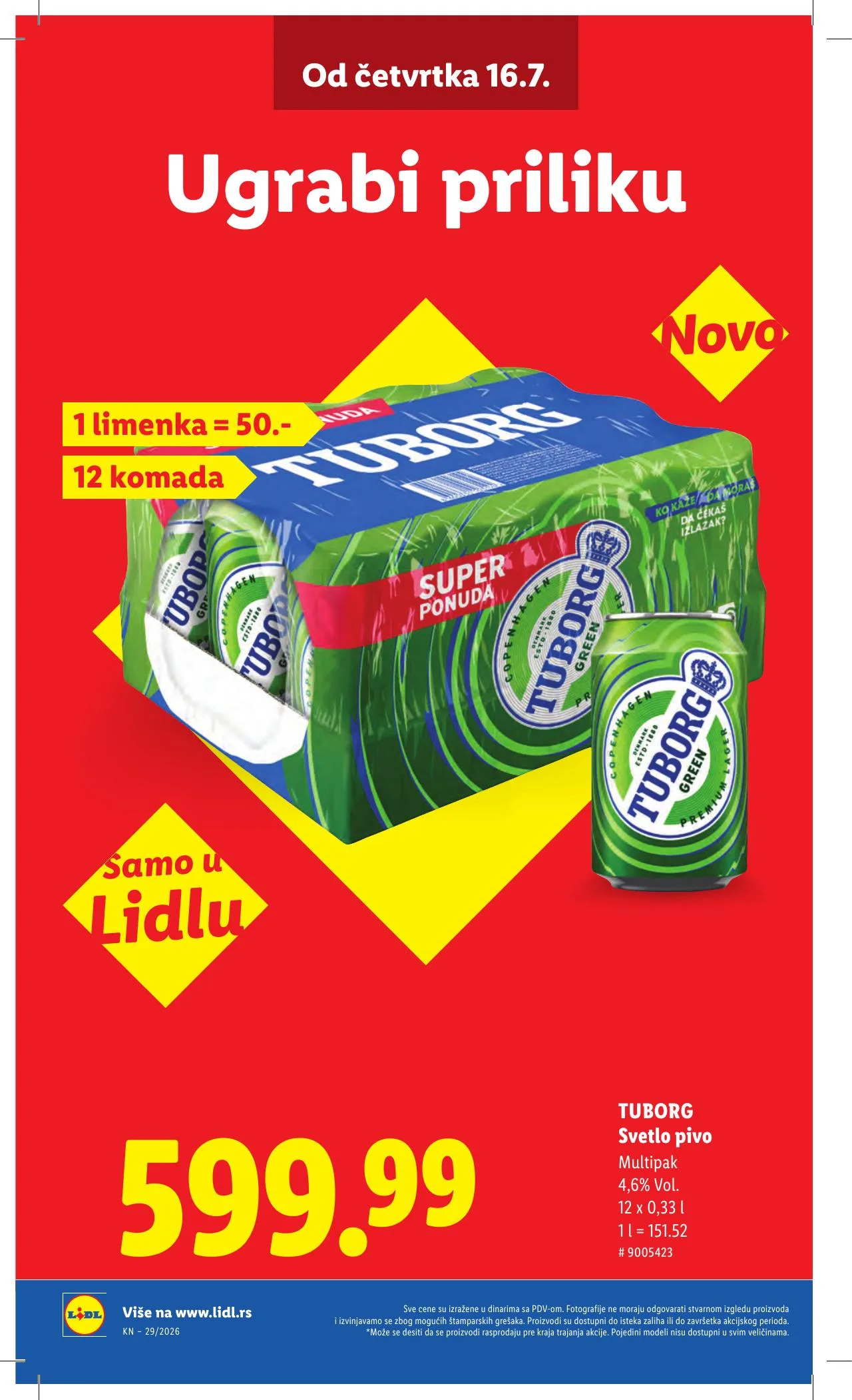 Lidl akciós újság Szerbia 07.16–07.22 – 10. oldal