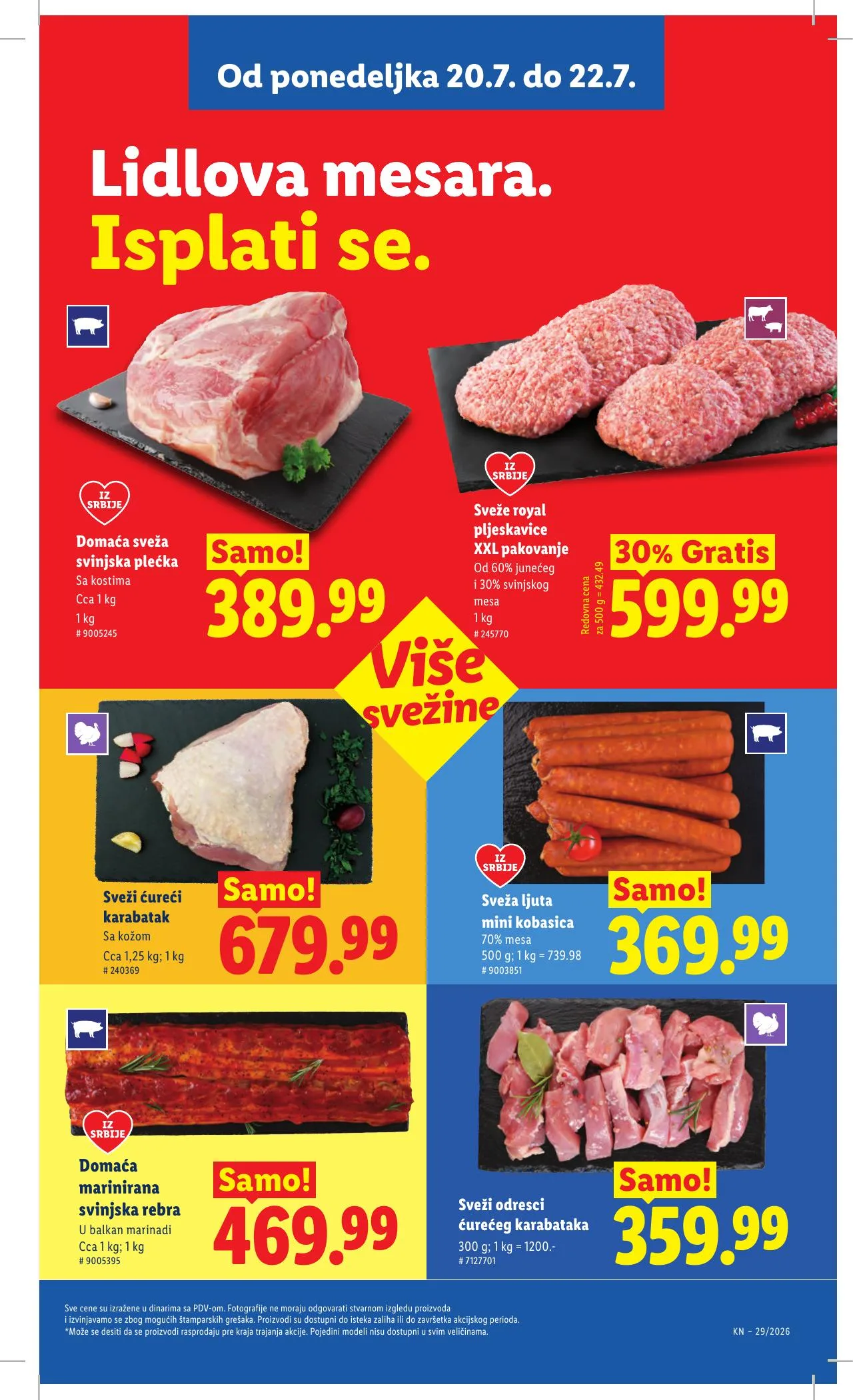 Lidl akciós újság Szerbia 07.16–07.22 – 101. oldal