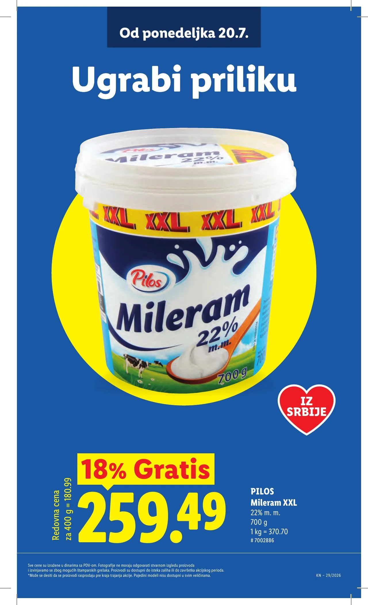 Lidl akciós újság Szerbia 07.16–07.22 – 15. oldal