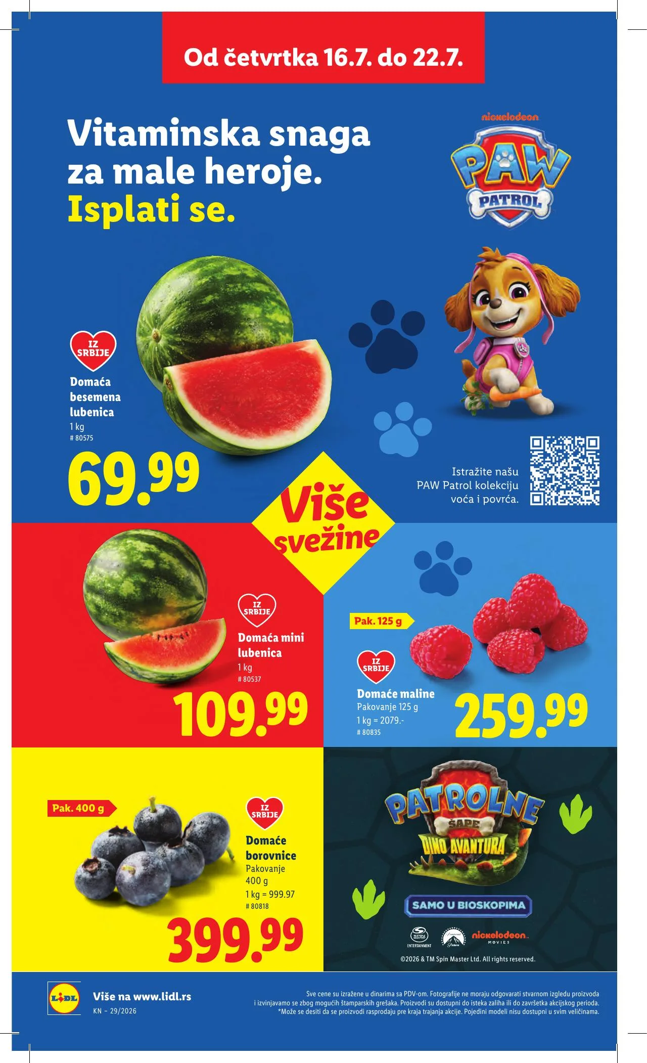 Lidl akciós újság Szerbia 07.16–07.22 – 16. oldal
