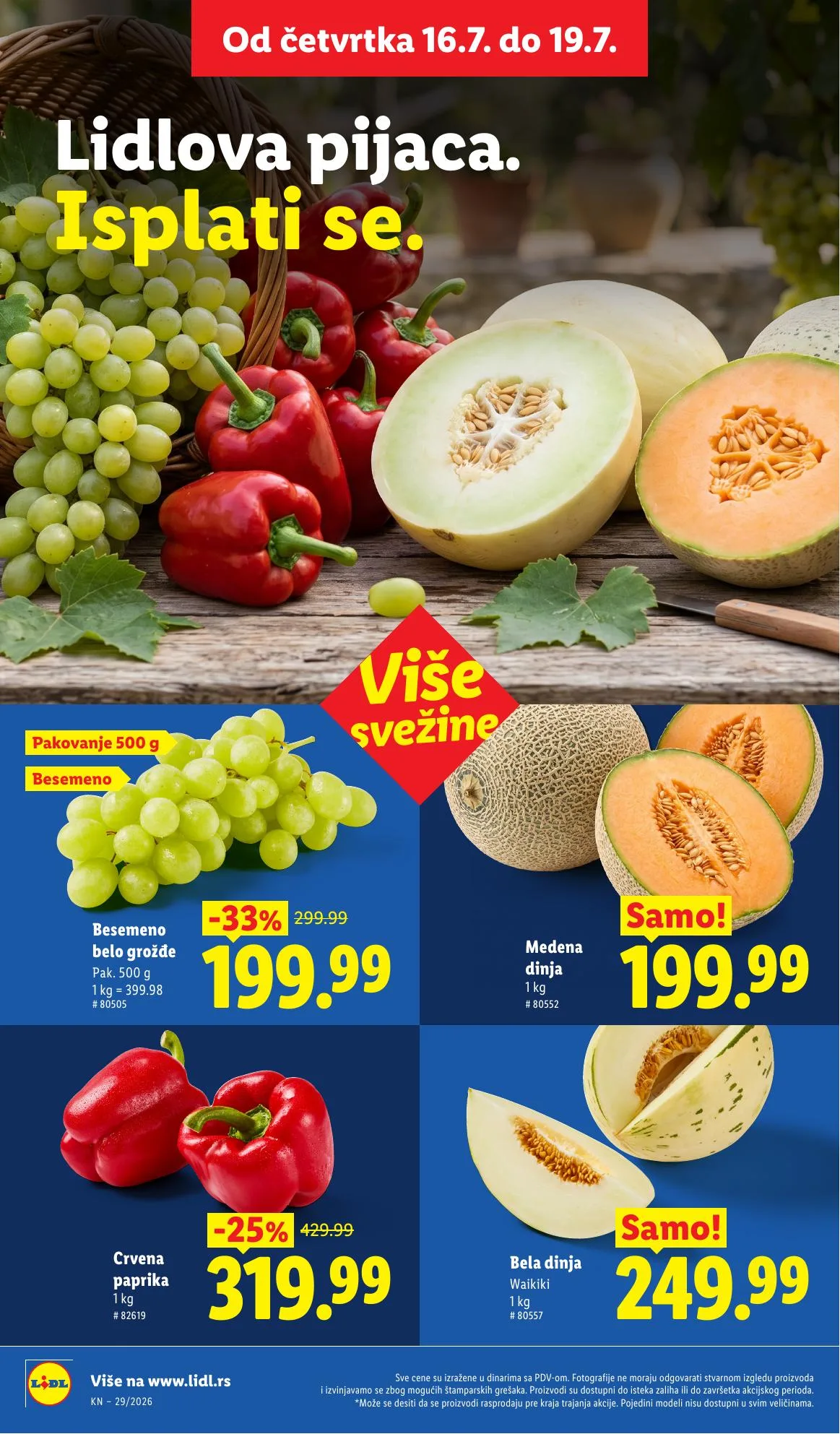 Lidl akciós újság Szerbia 07.16–07.22 – 22. oldal