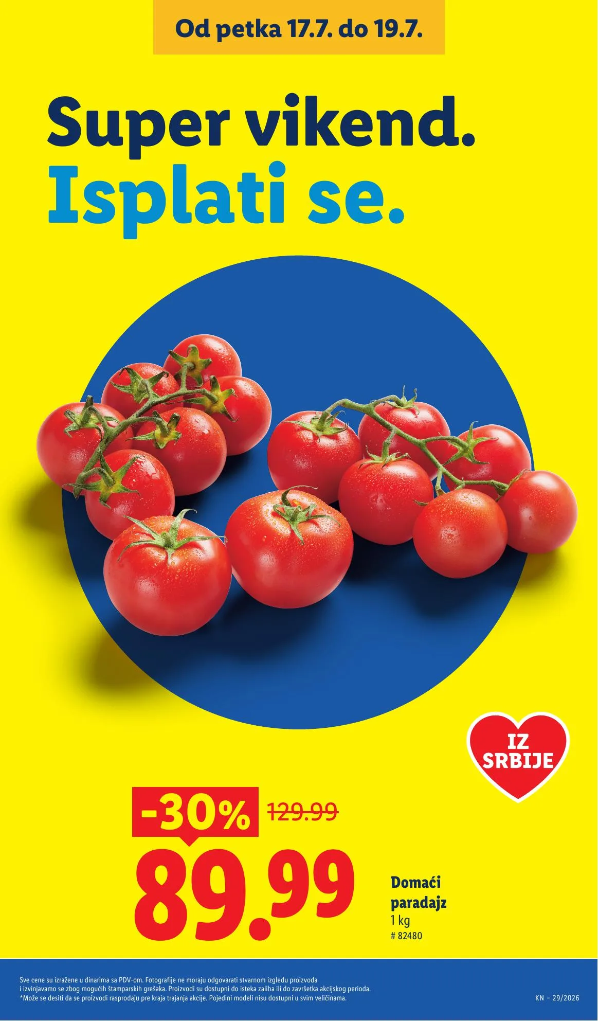 Lidl akciós újság Szerbia 07.16–07.22 – 23. oldal