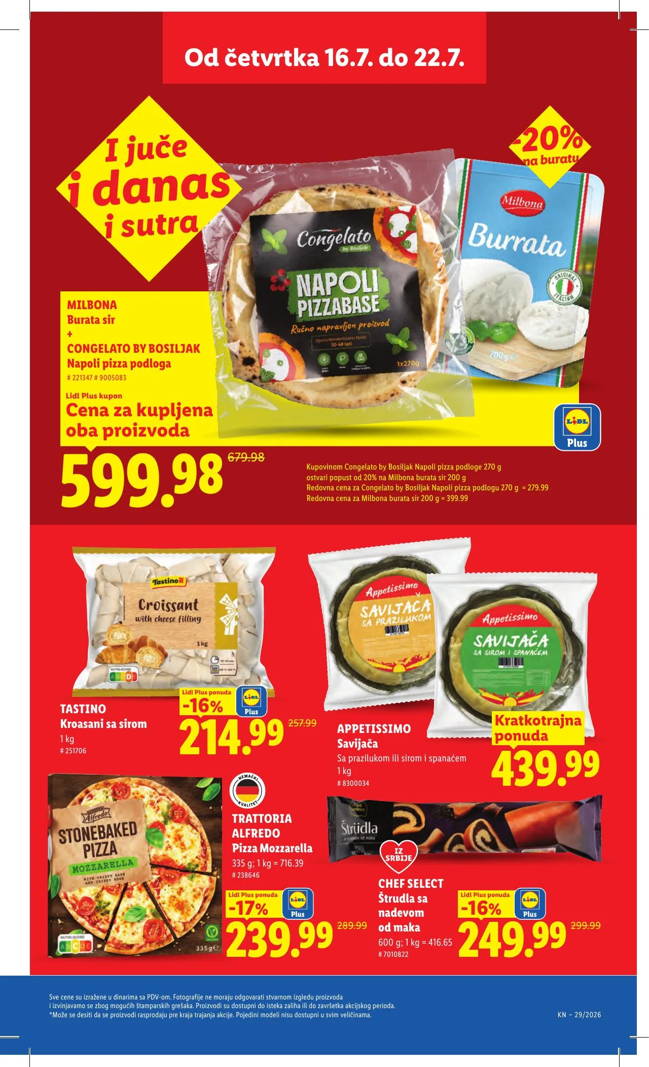 Lidl akciós újság Szerbia 07.16–07.22 – 29. oldal