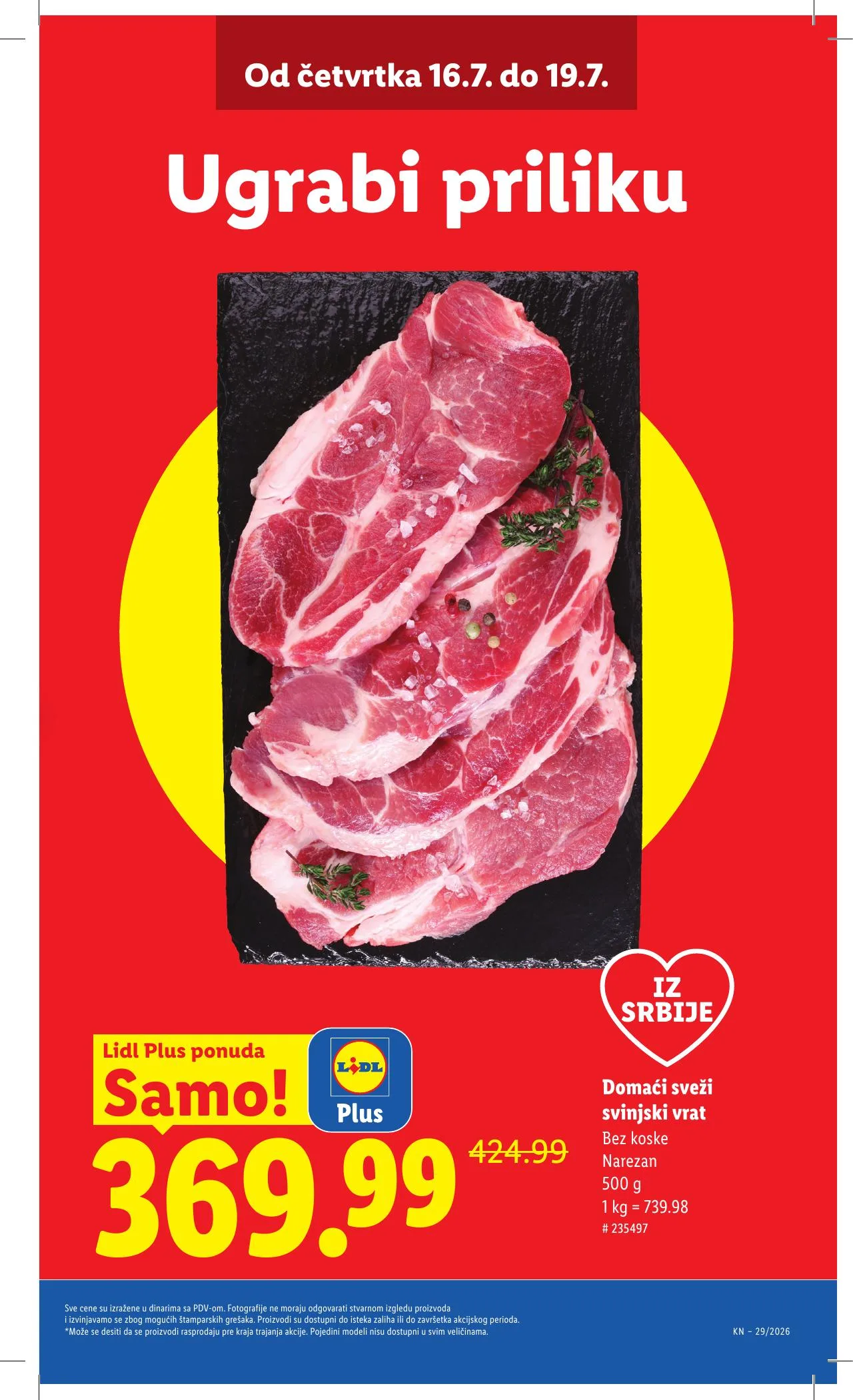Lidl akciós újság Szerbia 07.16–07.22 – 3. oldal