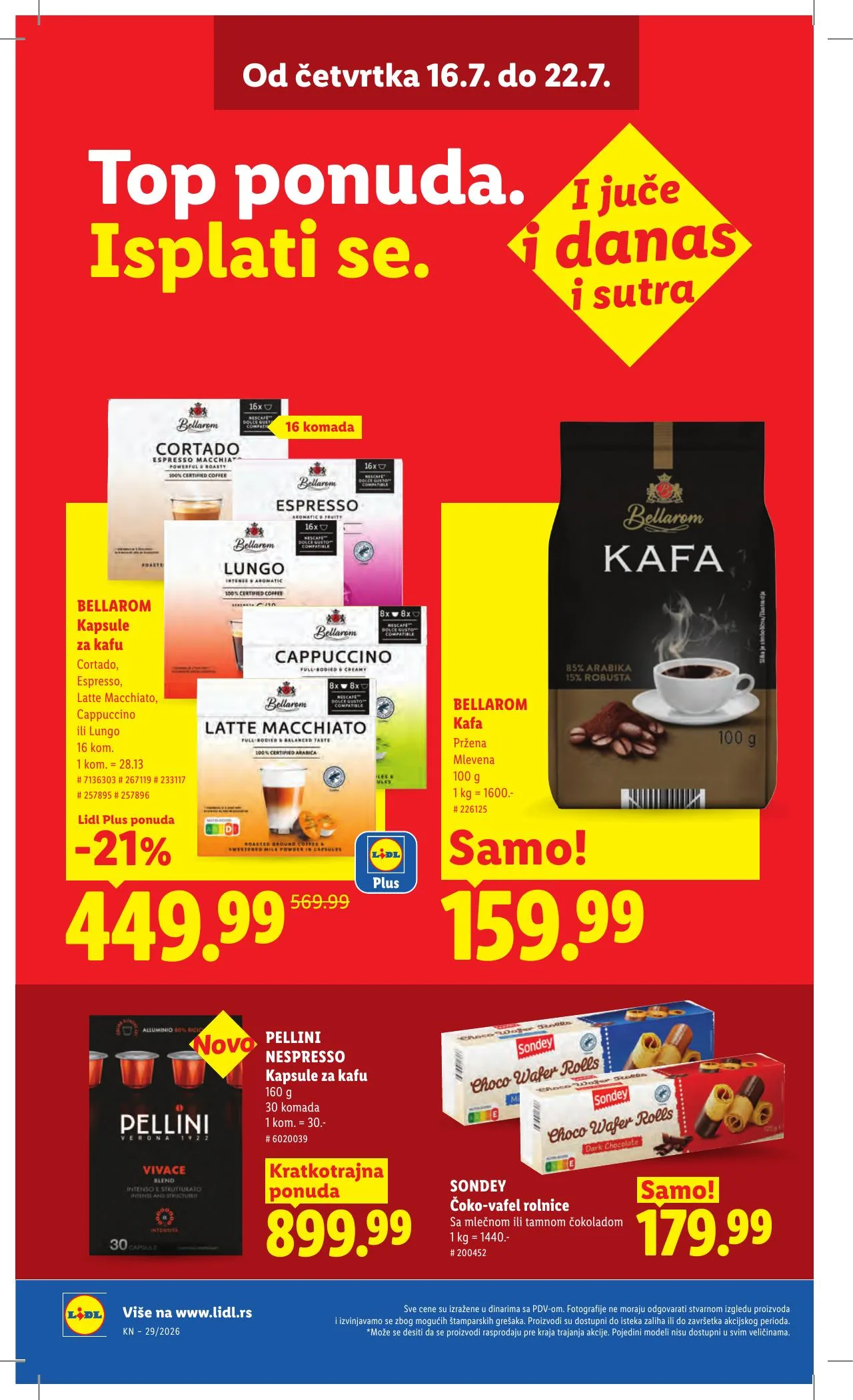 Lidl akciós újság Szerbia 07.16–07.22 – 30. oldal