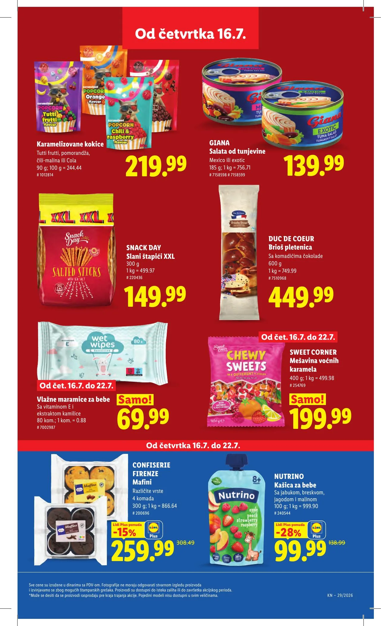 Lidl akciós újság Szerbia 07.16–07.22 – 31. oldal