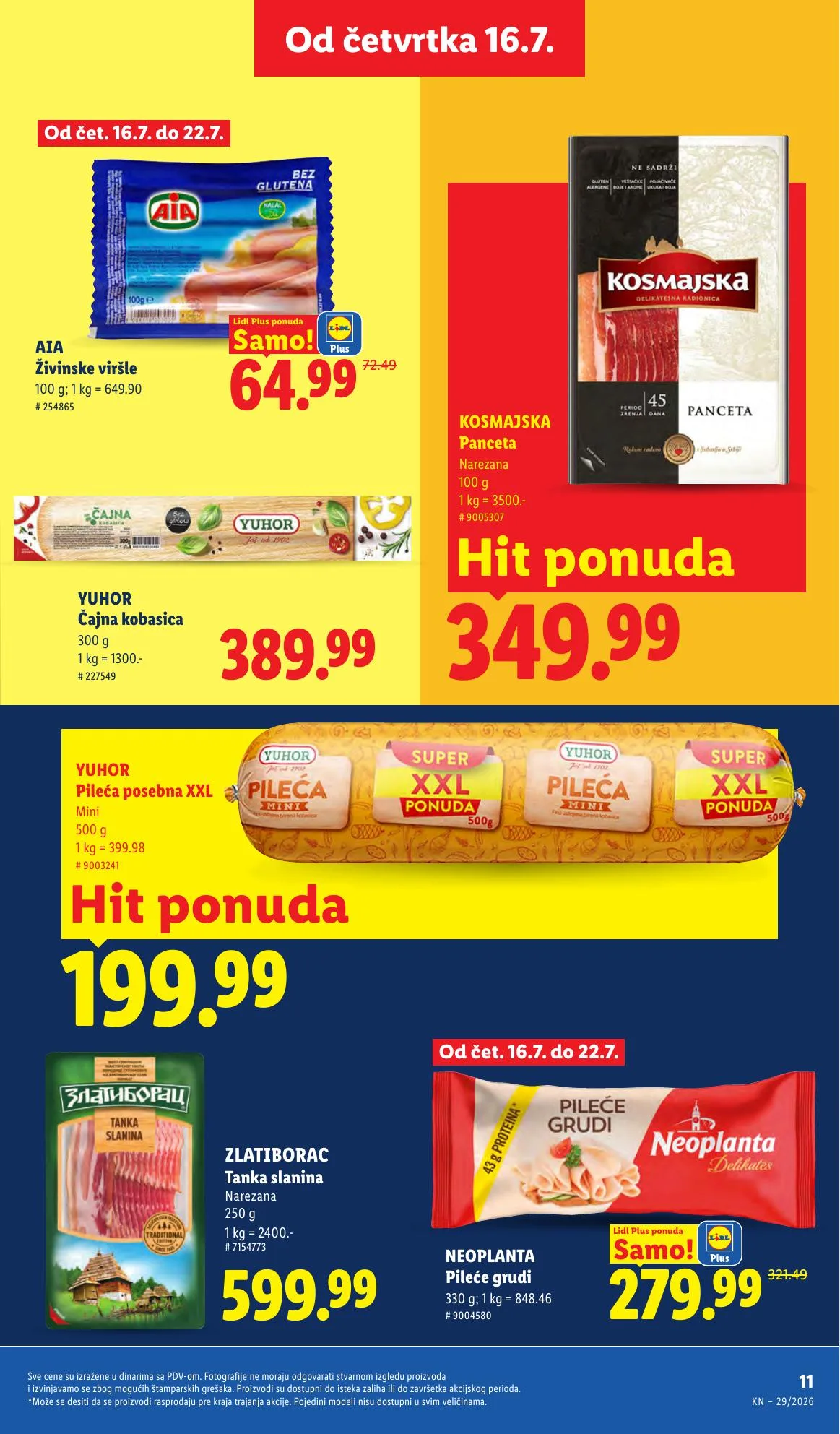 Lidl akciós újság Szerbia 07.16–07.22 – 33. oldal