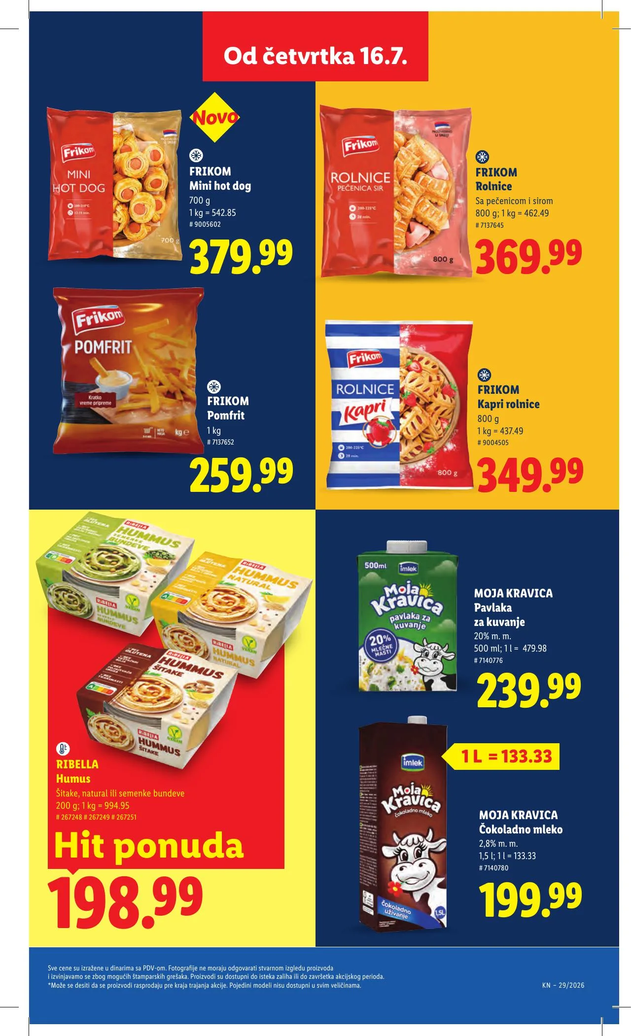 Lidl akciós újság Szerbia 07.16–07.22 – 35. oldal