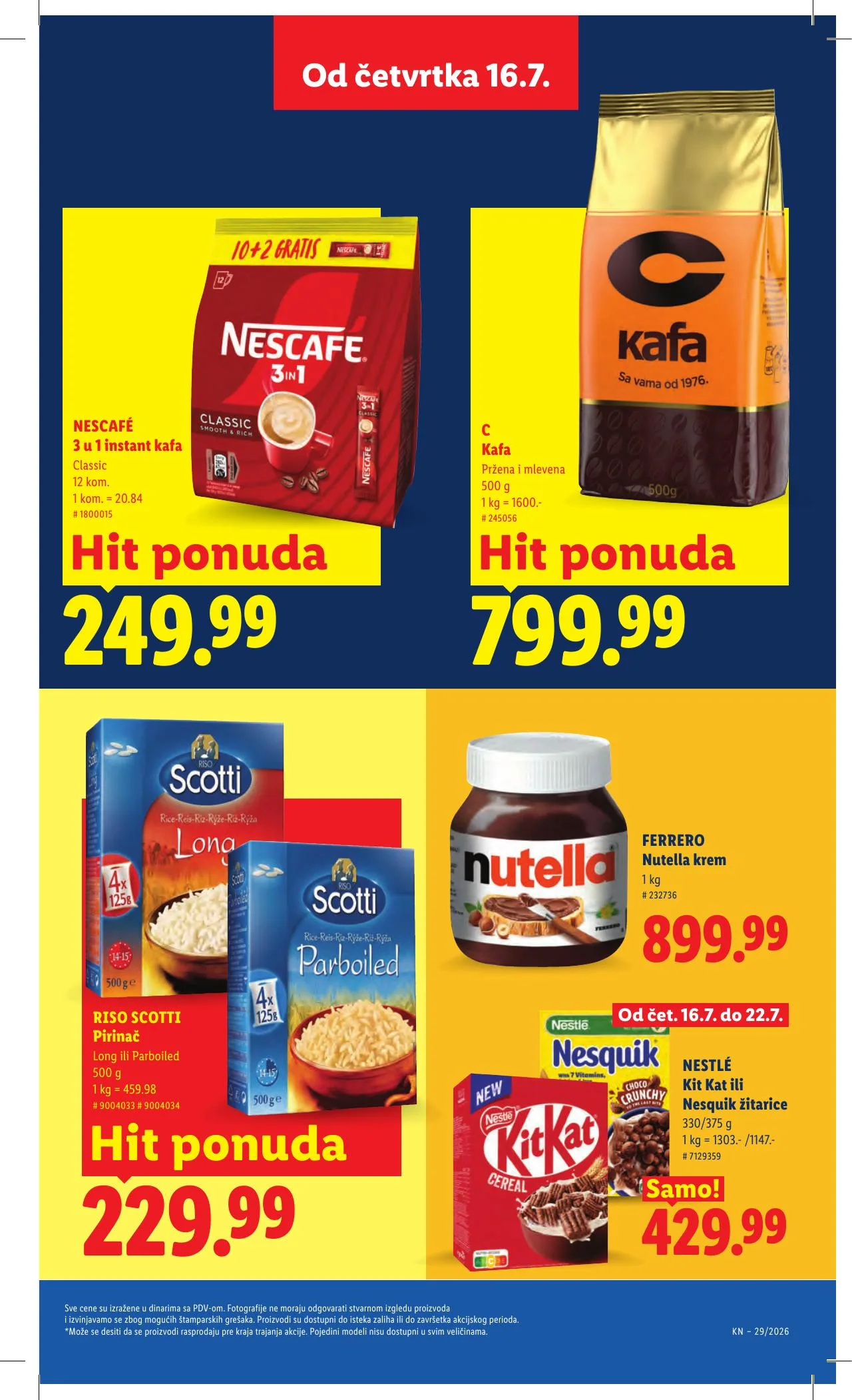 Lidl akciós újság Szerbia 07.16–07.22 – 37. oldal