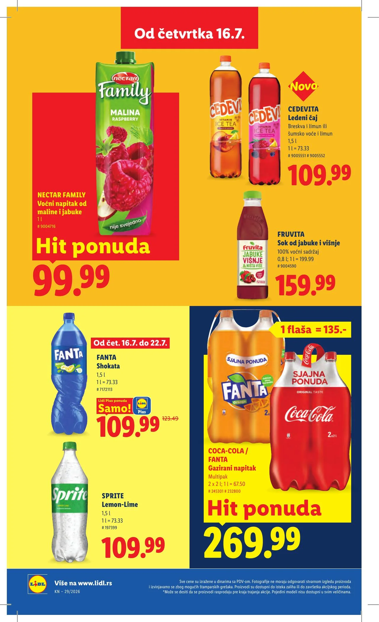 Lidl akciós újság Szerbia 07.16–07.22 – 38. oldal