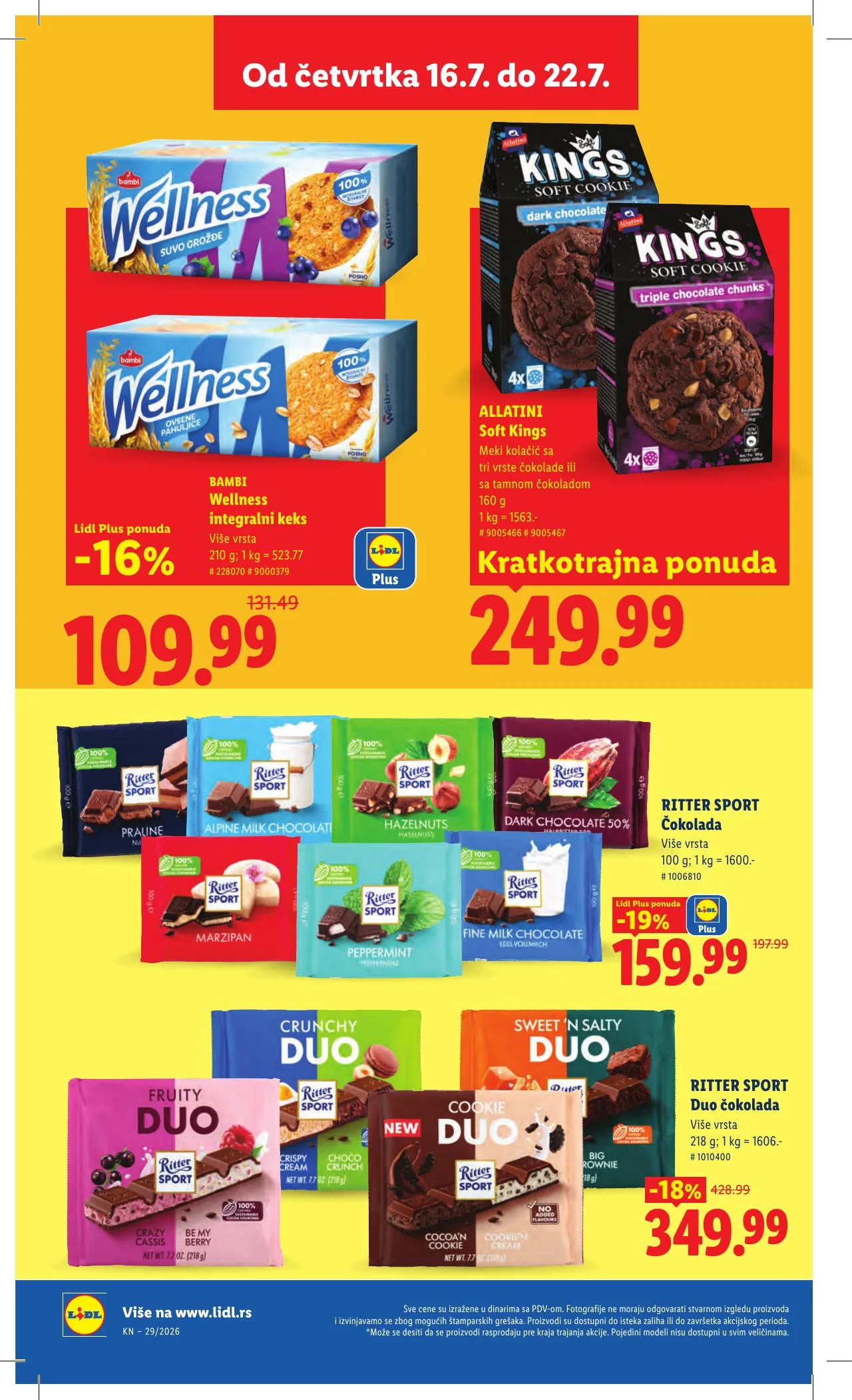 Lidl akciós újság Szerbia 07.16–07.22 – 40. oldal