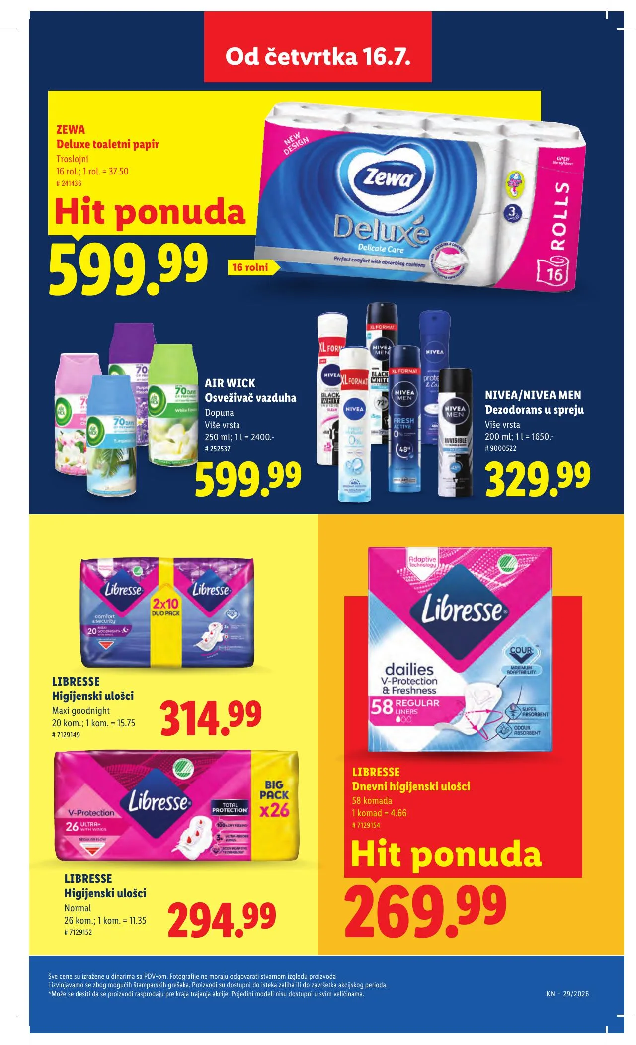 Lidl akciós újság Szerbia 07.16–07.22 – 45. oldal