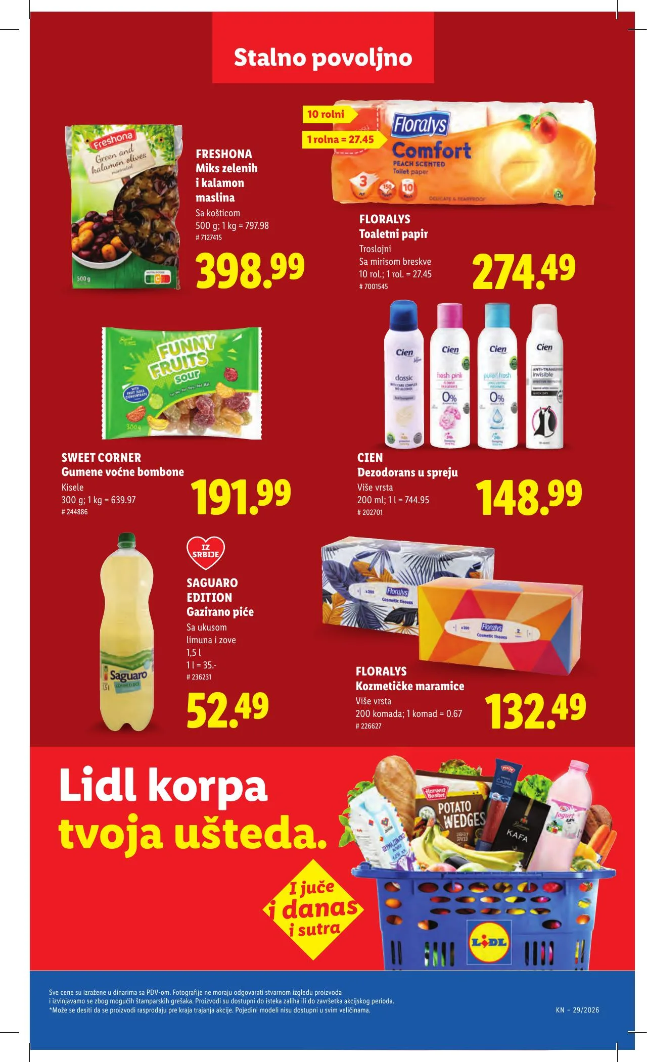 Lidl akciós újság Szerbia 07.16–07.22 – 49. oldal