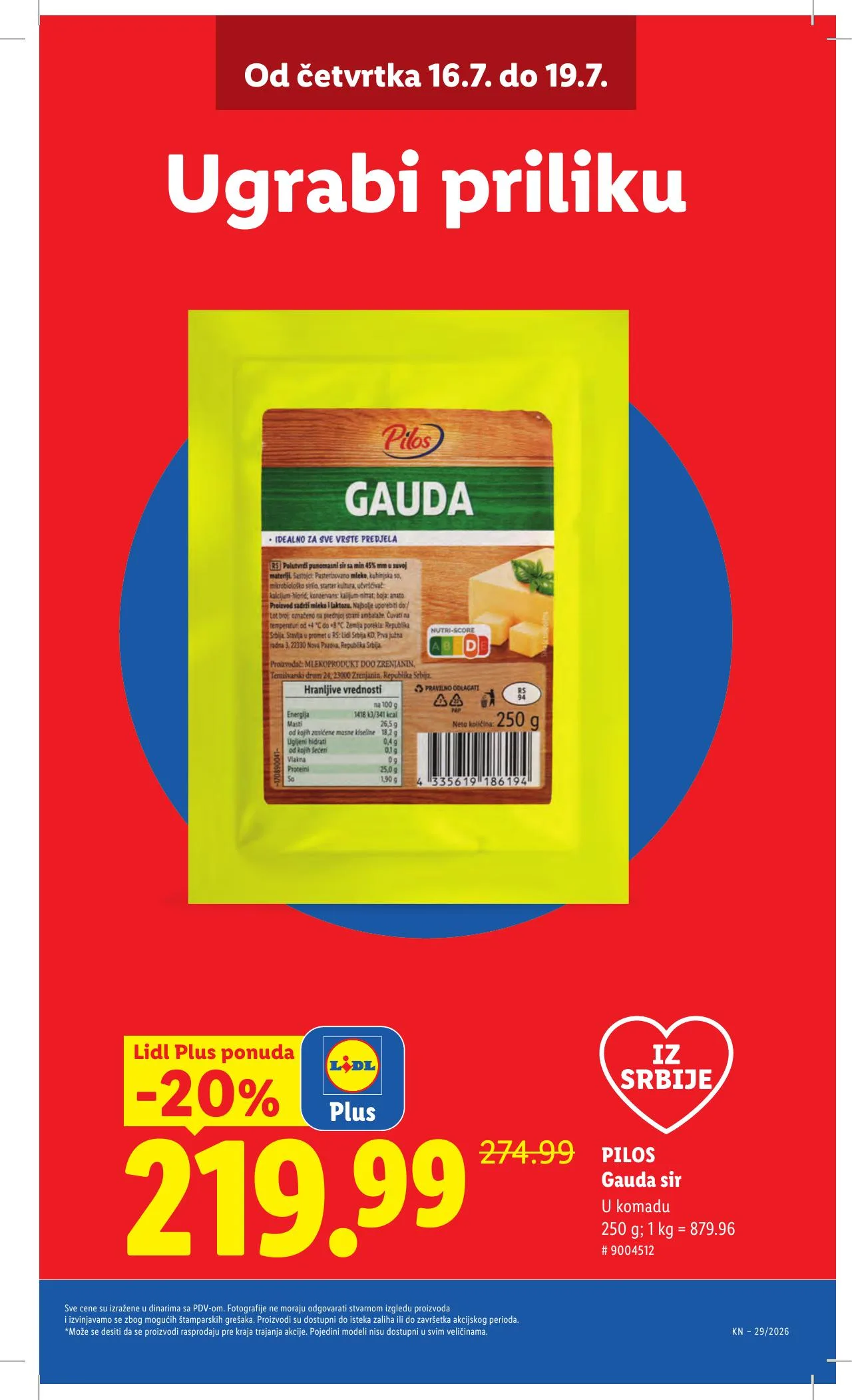Lidl akciós újság Szerbia 07.16–07.22 – 5. oldal