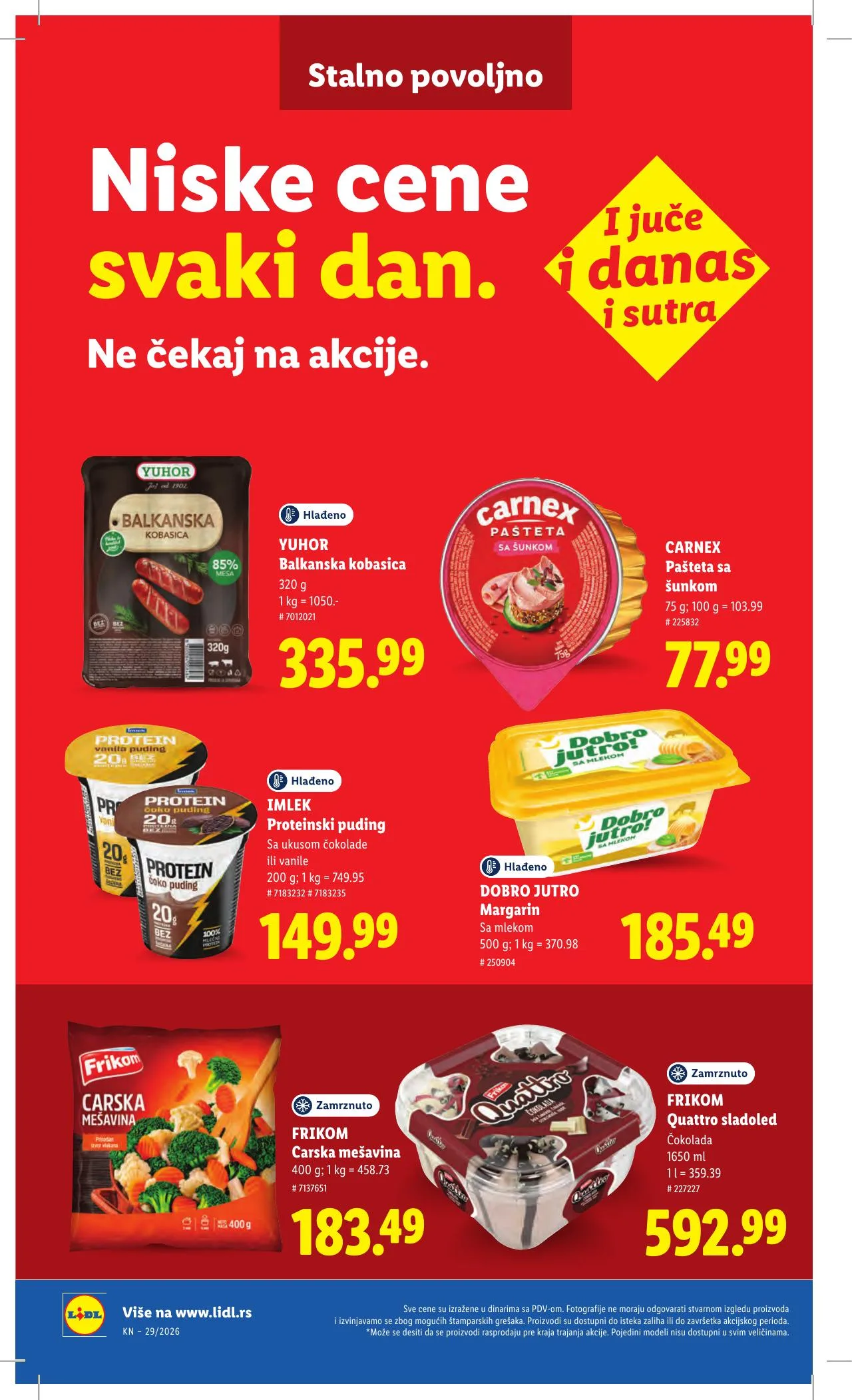 Lidl akciós újság Szerbia 07.16–07.22 – 50. oldal