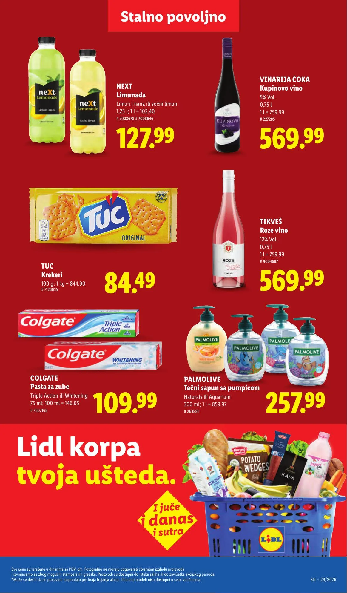 Lidl akciós újság Szerbia 07.16–07.22 – 51. oldal
