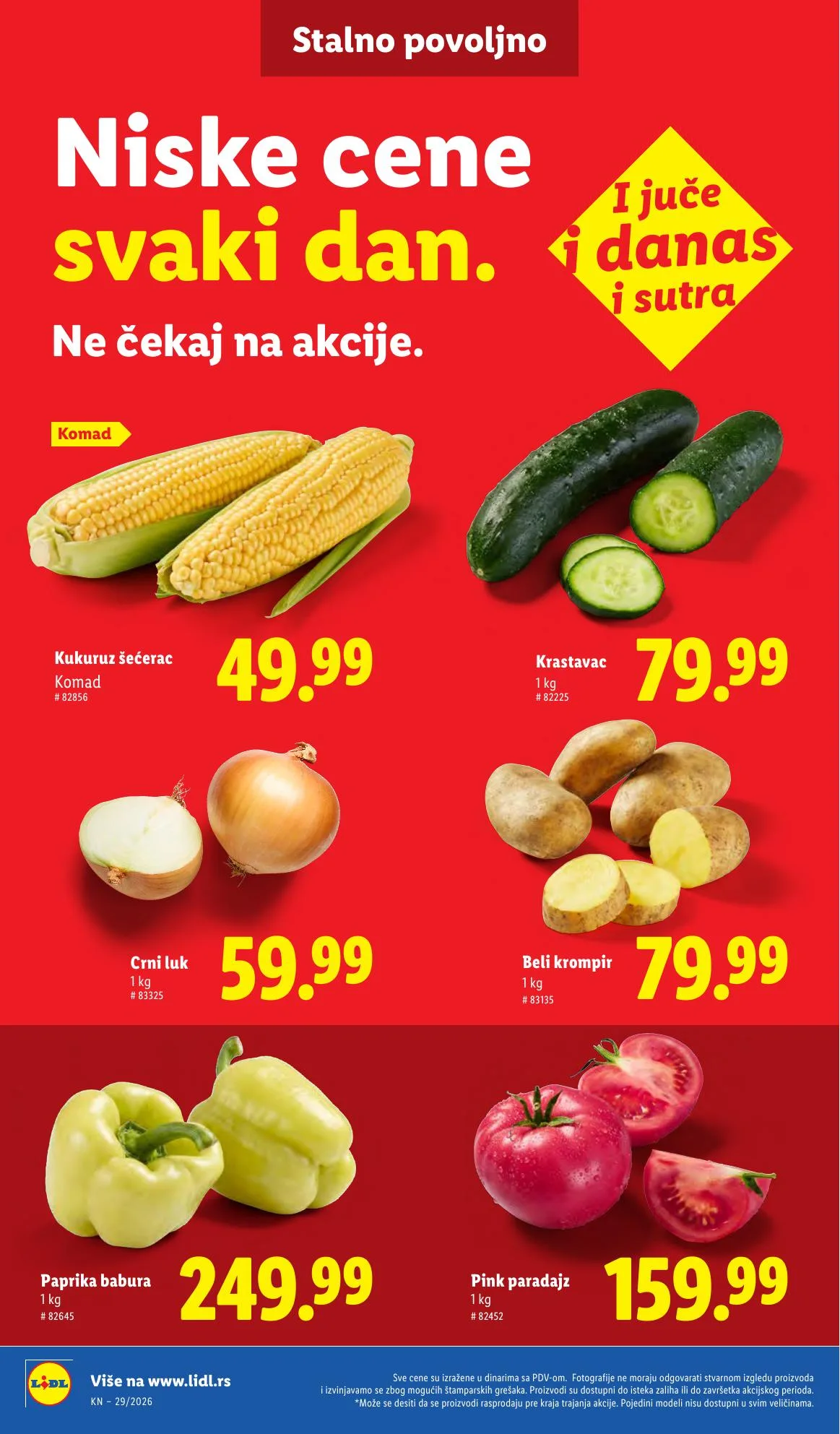 Lidl akciós újság Szerbia 07.16–07.22 – 52. oldal