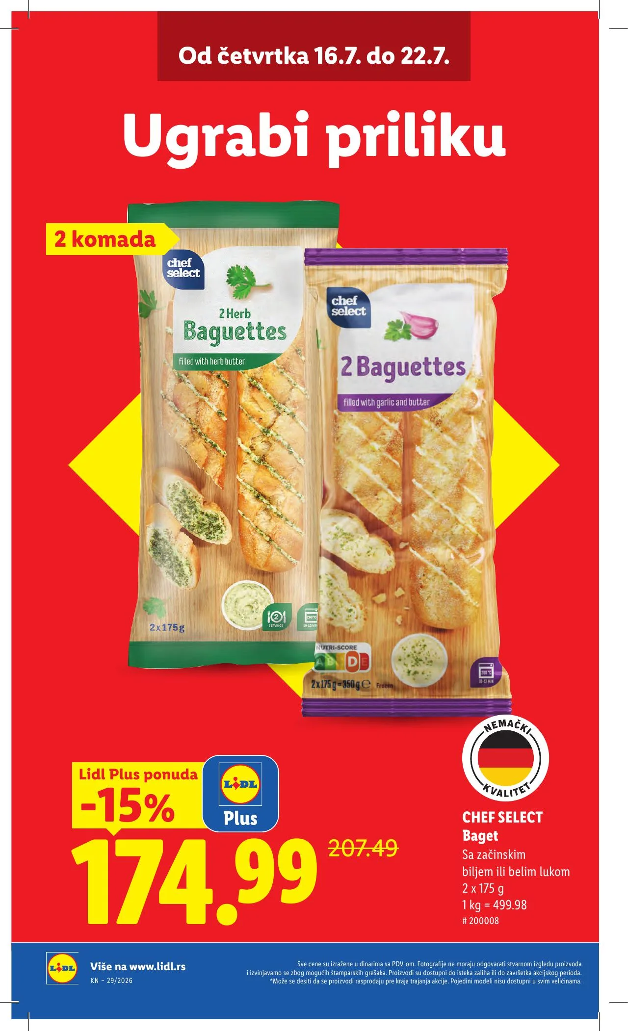Lidl akciós újság Szerbia 07.16–07.22 – 6. oldal