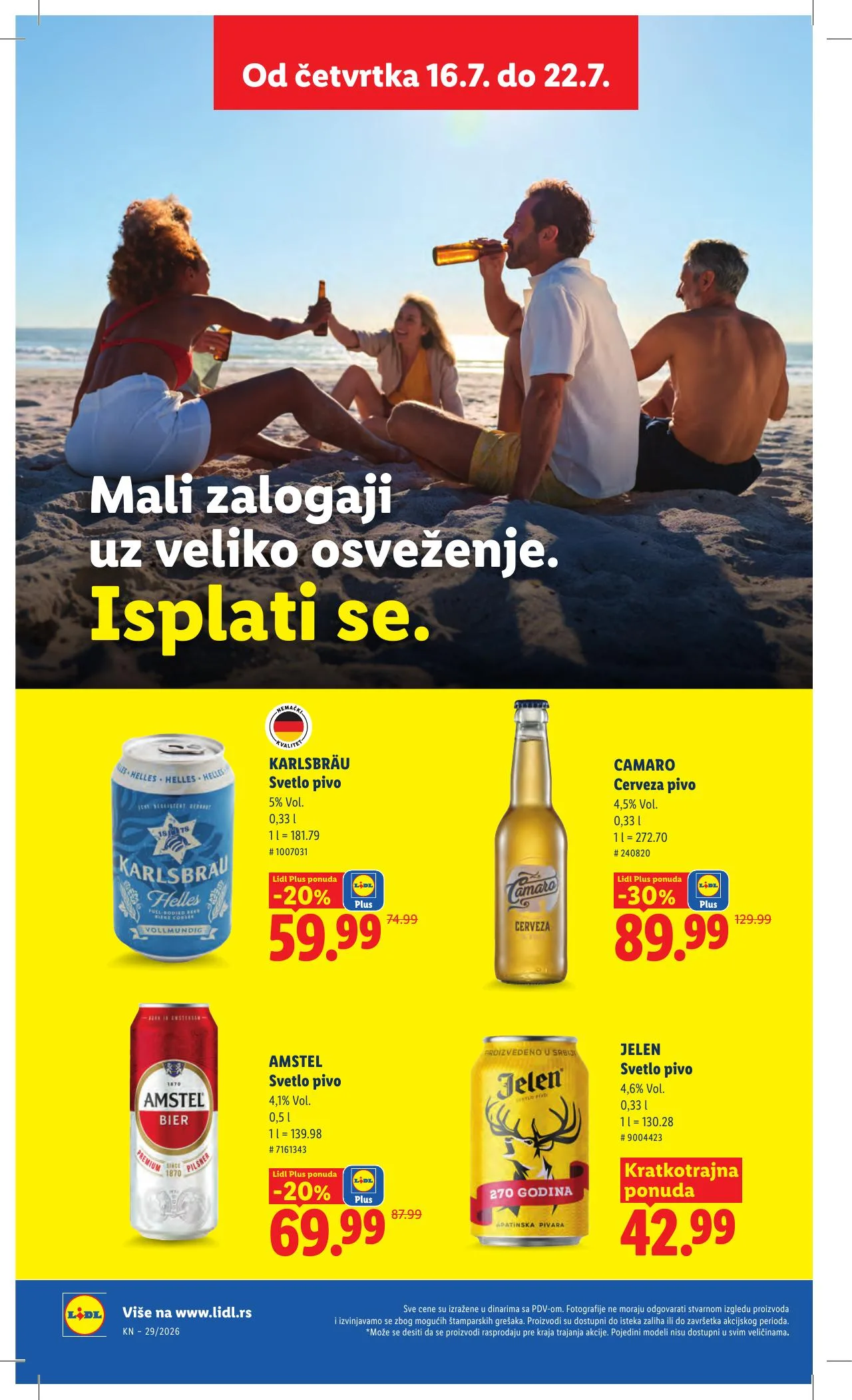Lidl akciós újság Szerbia 07.16–07.22 – 60. oldal