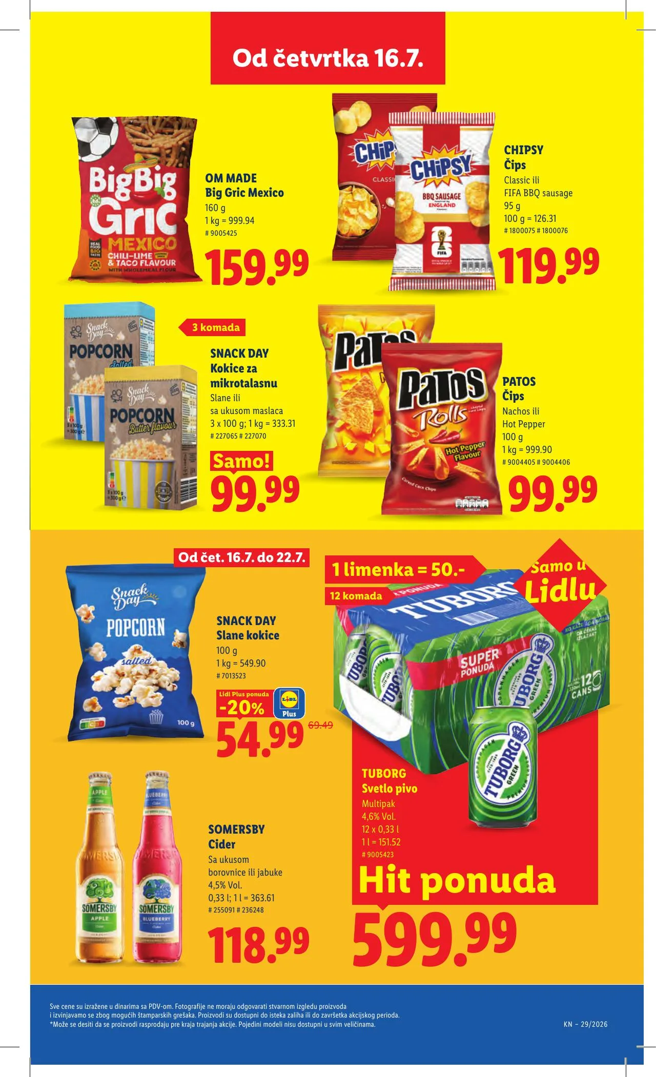 Lidl akciós újság Szerbia 07.16–07.22 – 61. oldal