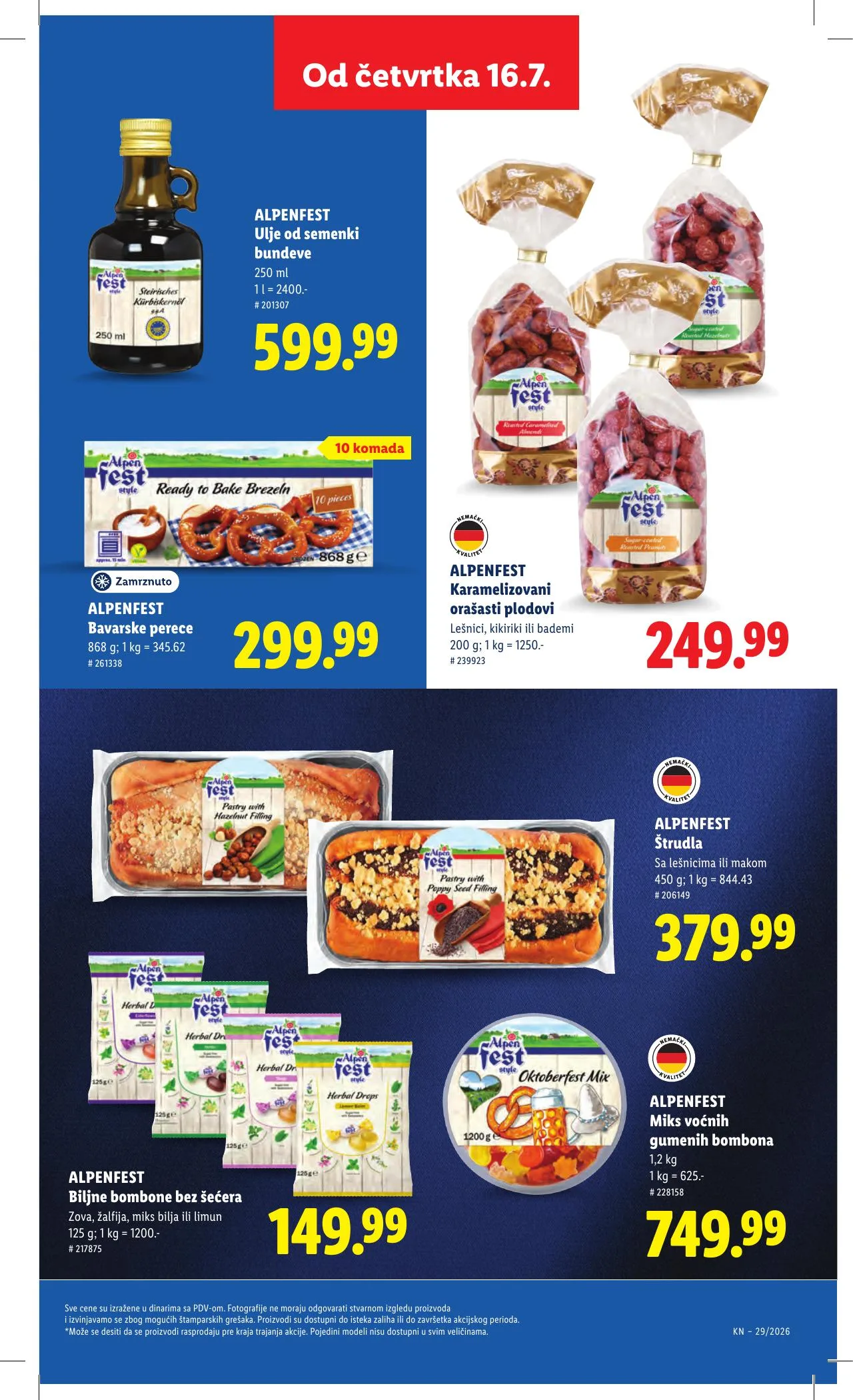 Lidl akciós újság Szerbia 07.16–07.22 – 63. oldal