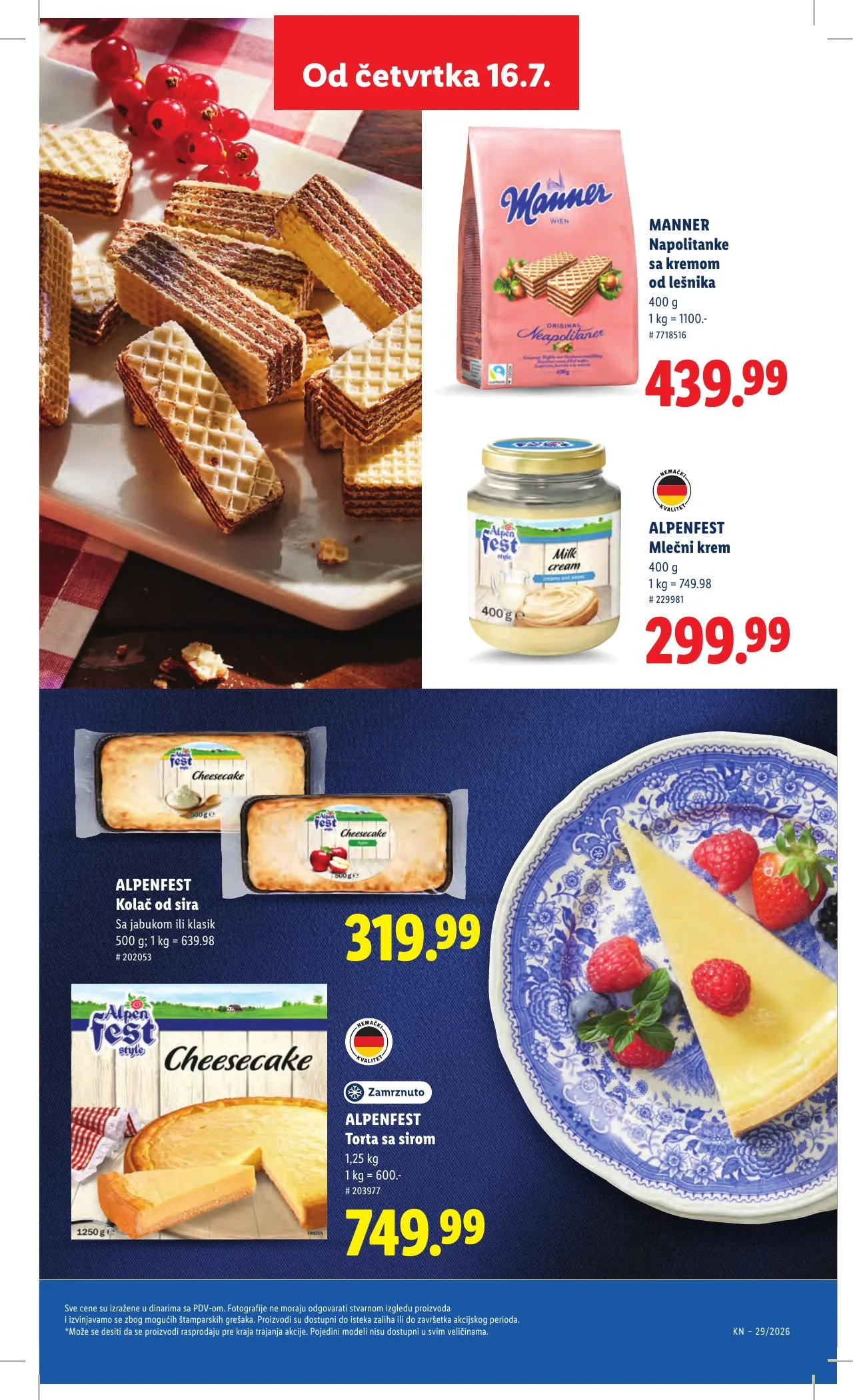 Lidl akciós újság Szerbia 07.16–07.22 – 67. oldal