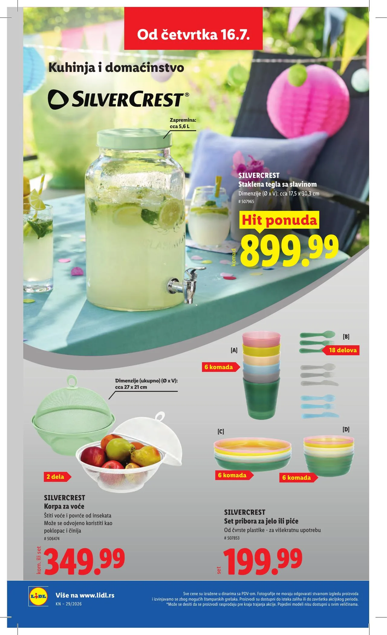 Lidl akciós újság Szerbia 07.16–07.22 – 86. oldal