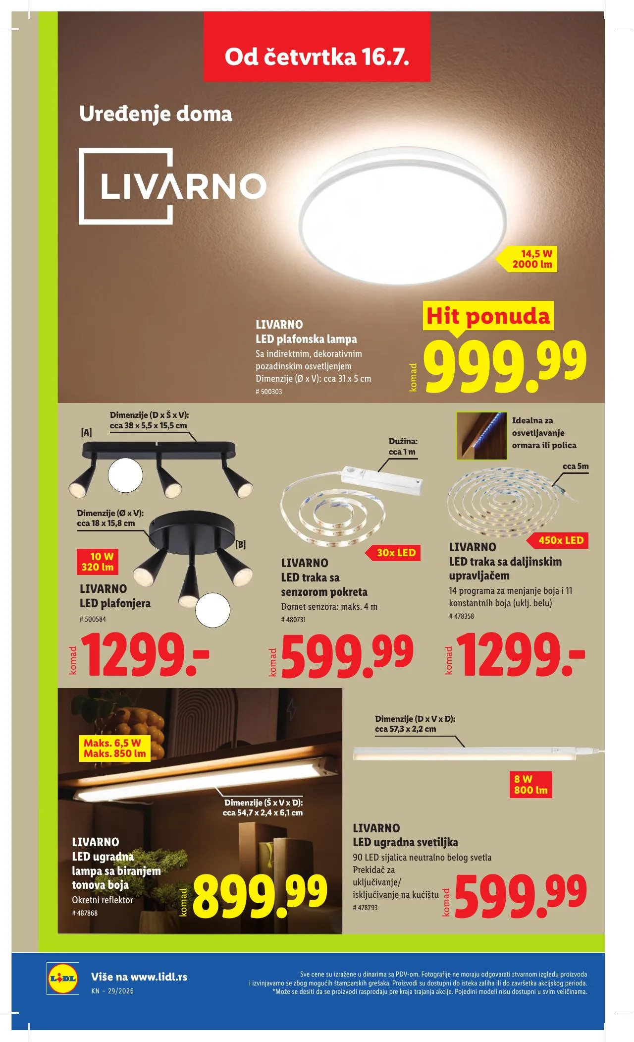 Lidl akciós újság Szerbia 07.16–07.22 – 90. oldal