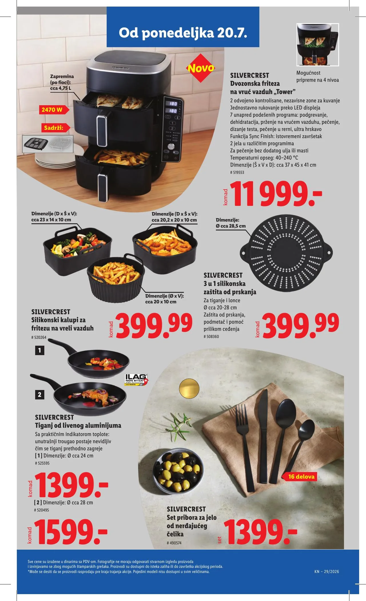 Lidl akciós újság Szerbia 07.16–07.22 – 93. oldal