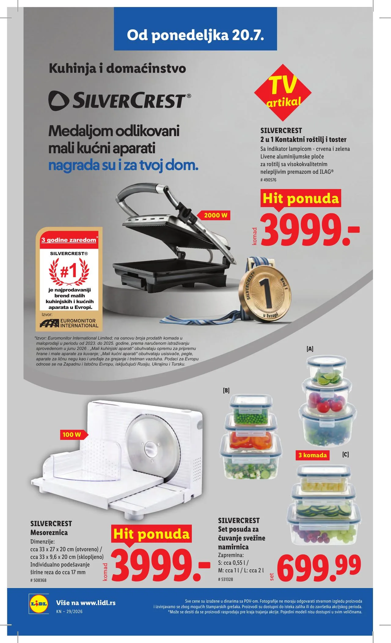 Lidl akciós újság Szerbia 07.16–07.22 – 94. oldal