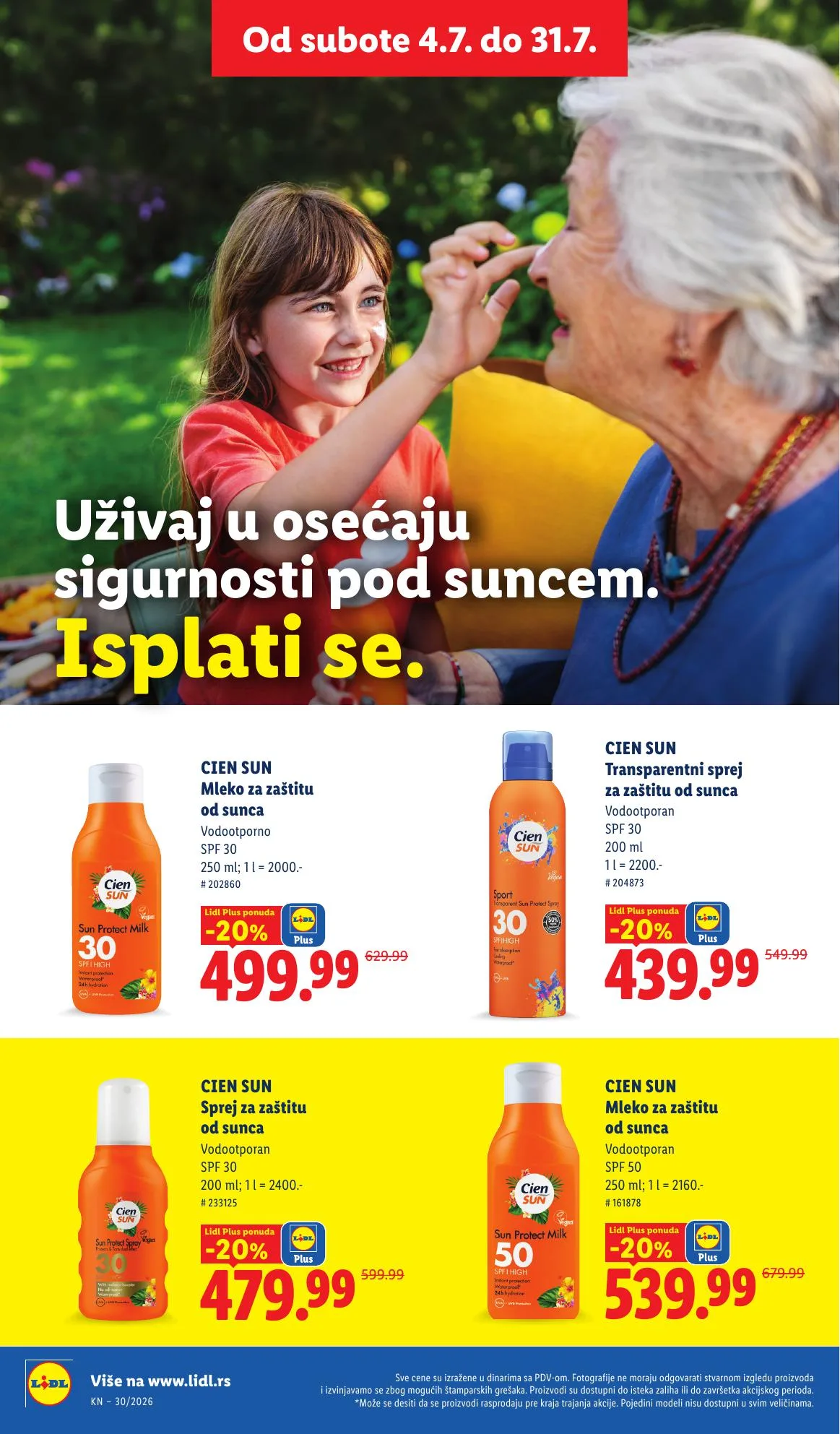 Lidl akciós újság Szerbia 07.23–07.29 – 100. oldal