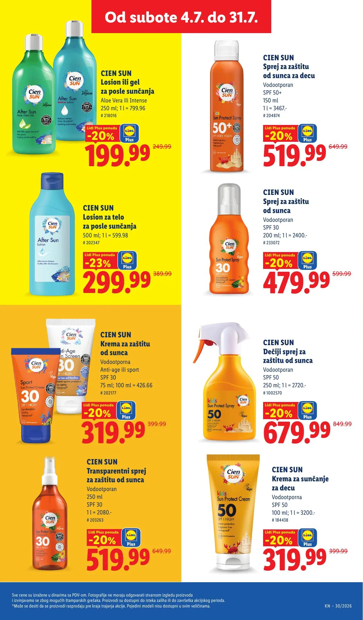Lidl akciós újság Szerbia 07.23–07.29 – 101. oldal
