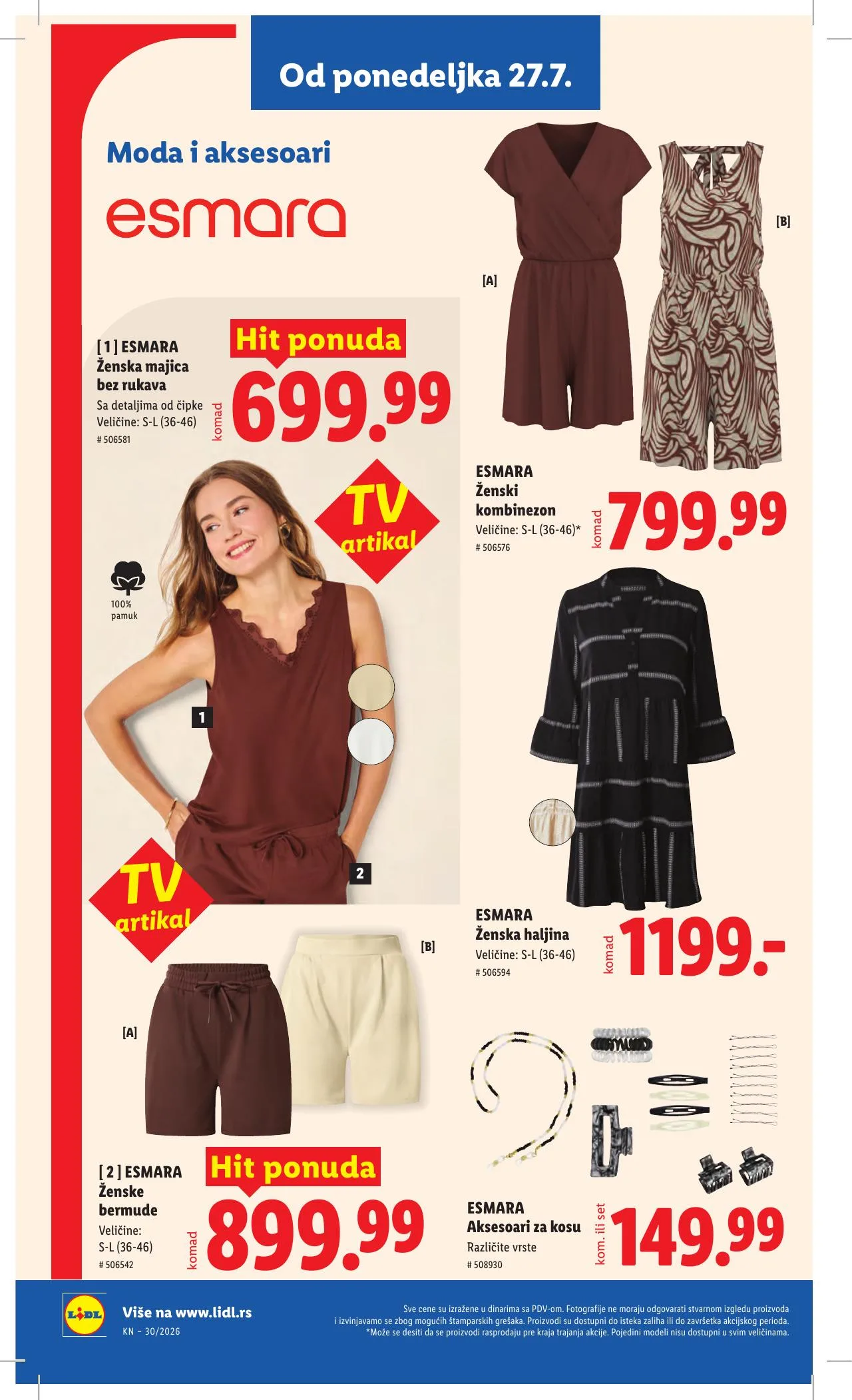 Lidl akciós újság Szerbia 07.23–07.29 – 106. oldal