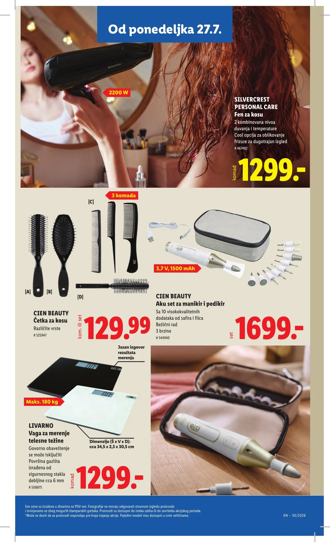 Lidl akciós újság Szerbia 07.23–07.29 – 109. oldal