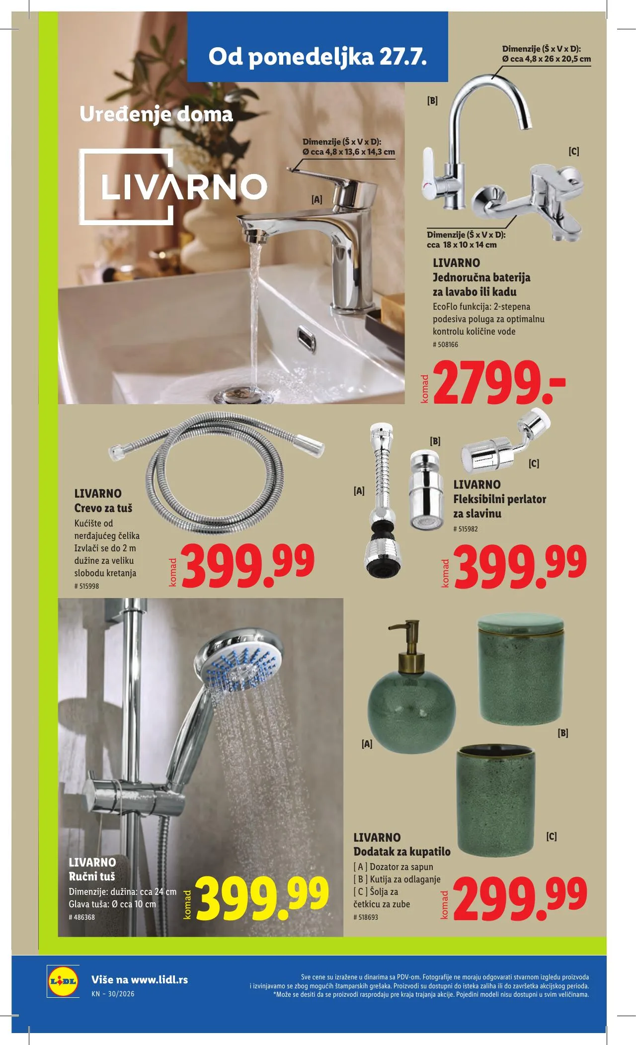 Lidl akciós újság Szerbia 07.23–07.29 – 112. oldal