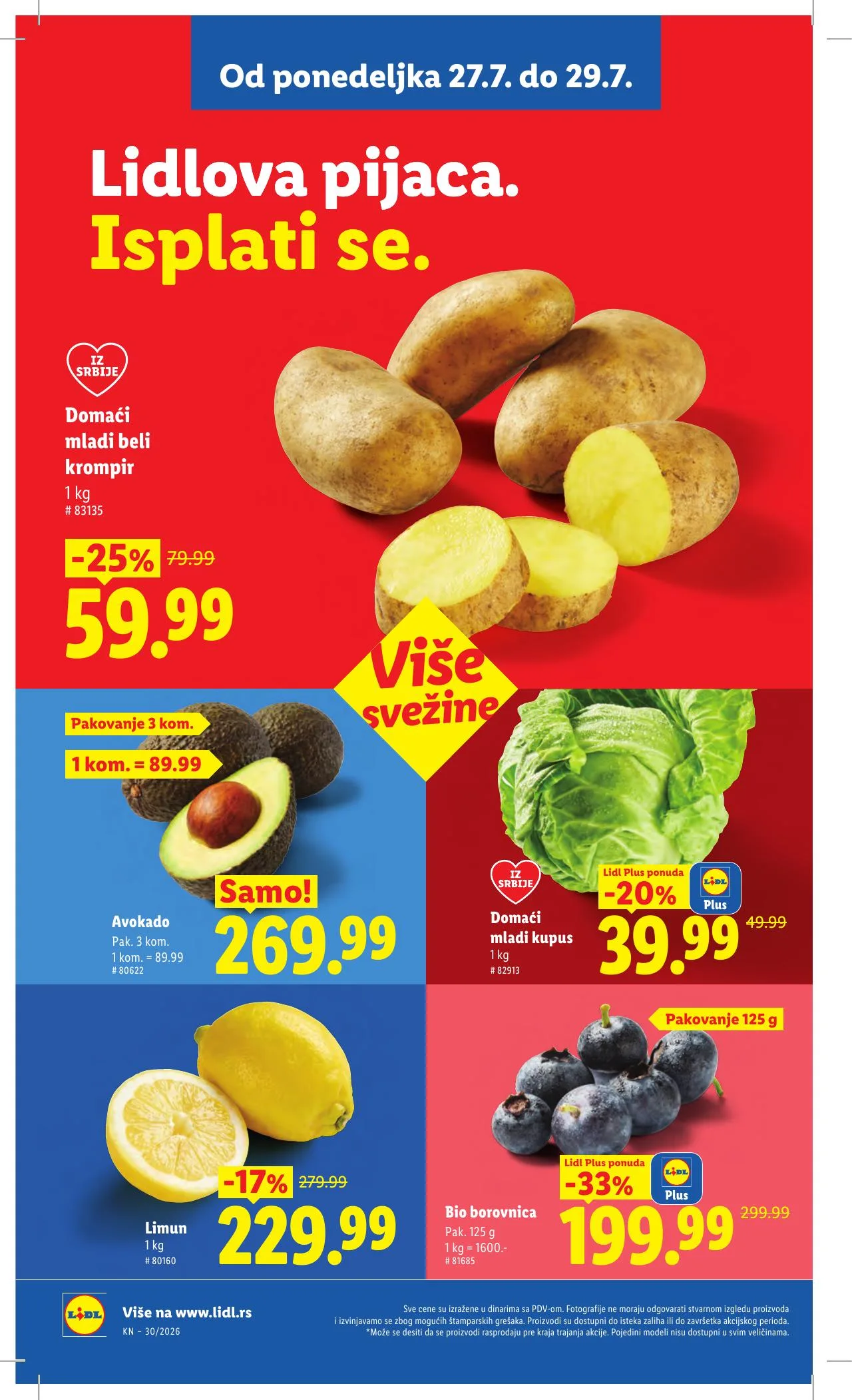 Lidl akciós újság Szerbia 07.23–07.29 – 116. oldal