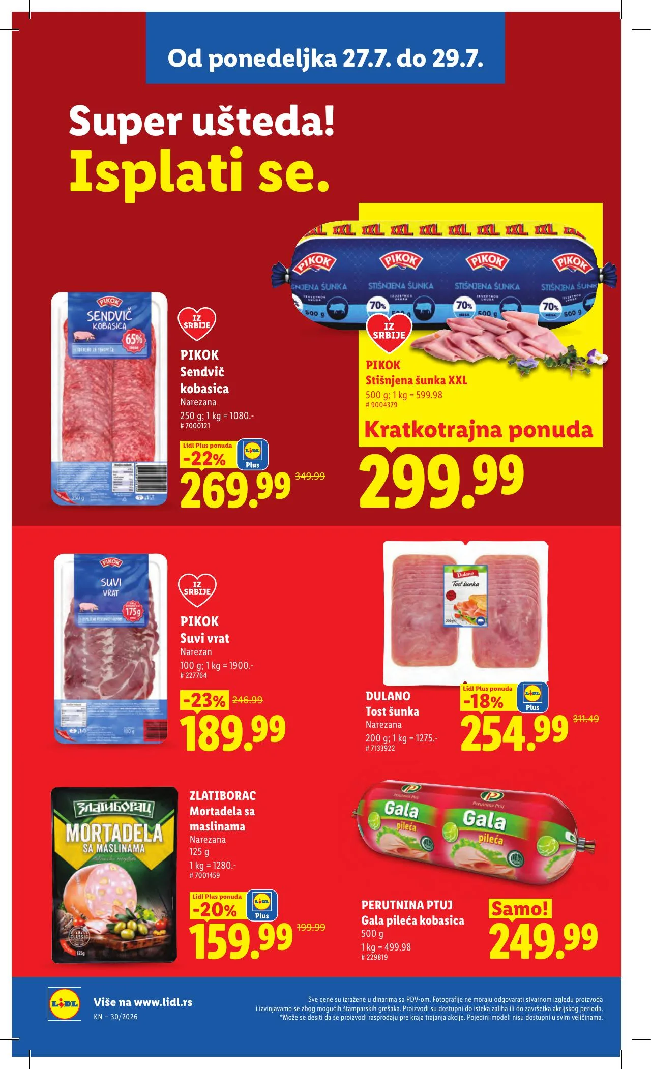 Lidl akciós újság Szerbia 07.23–07.29 – 118. oldal