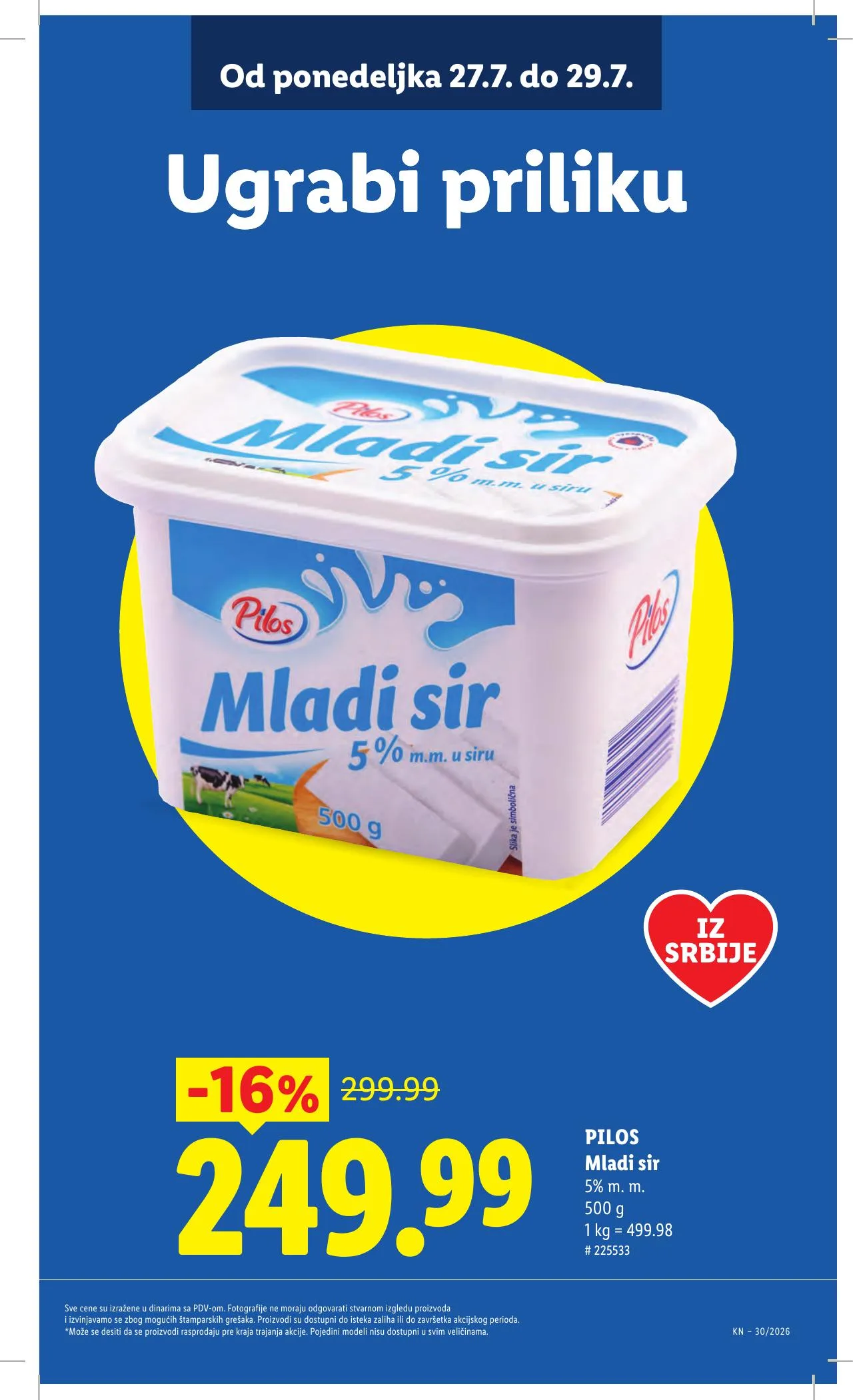 Lidl akciós újság Szerbia 07.23–07.29 – 15. oldal
