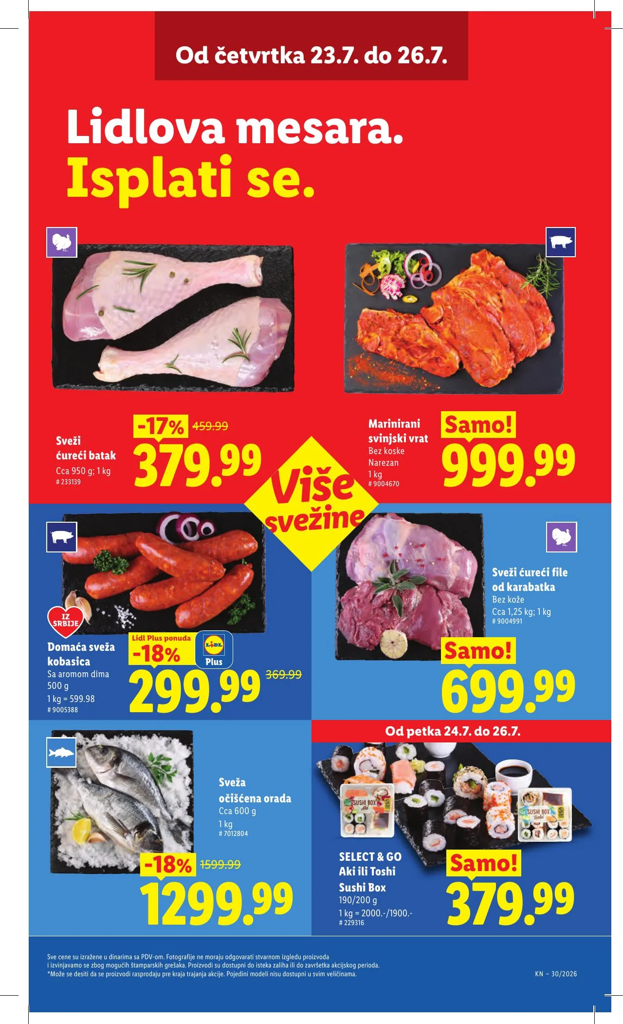 Lidl akciós újság Szerbia 07.23–07.29 – 19. oldal