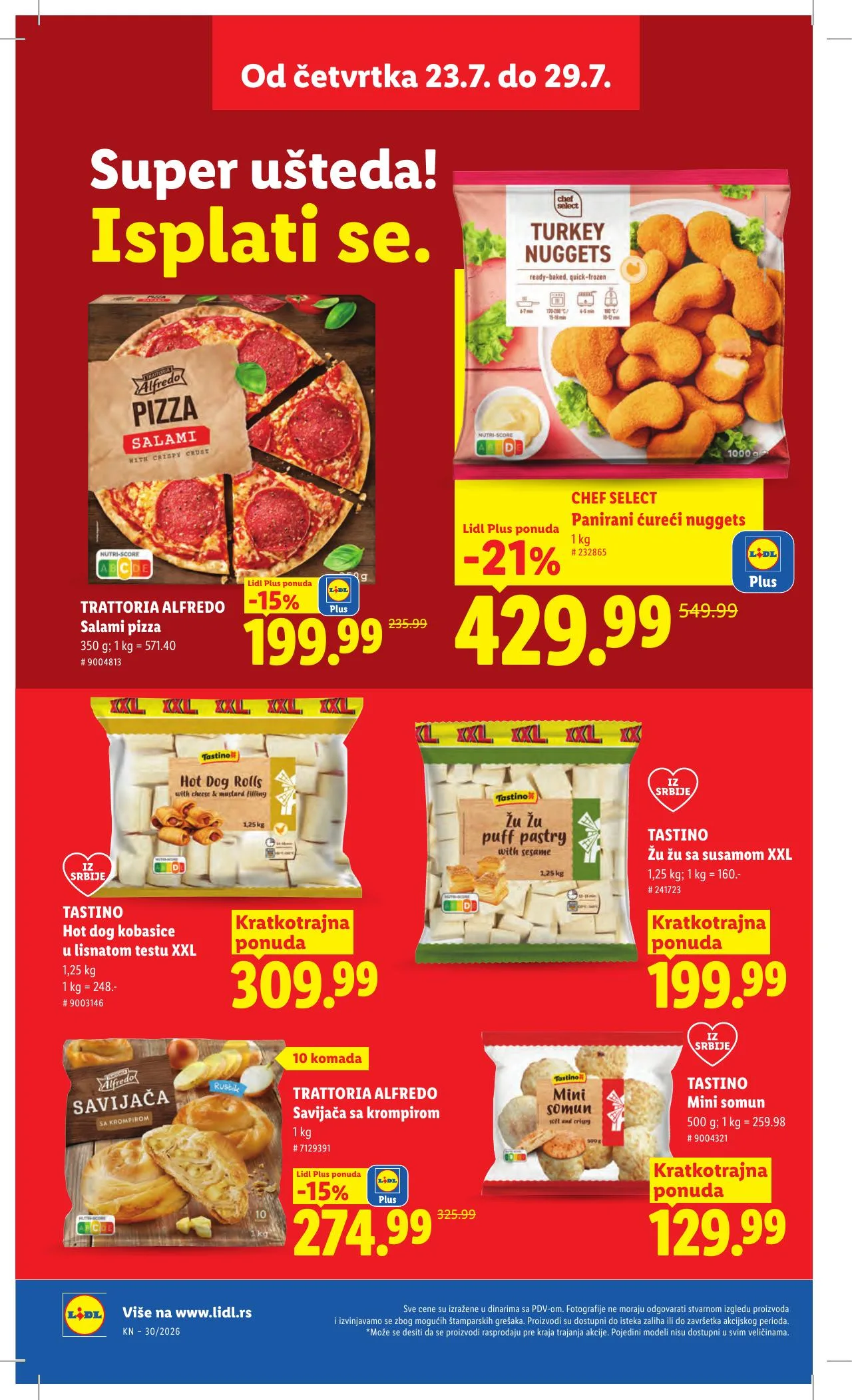 Lidl akciós újság Szerbia 07.23–07.29 – 26. oldal