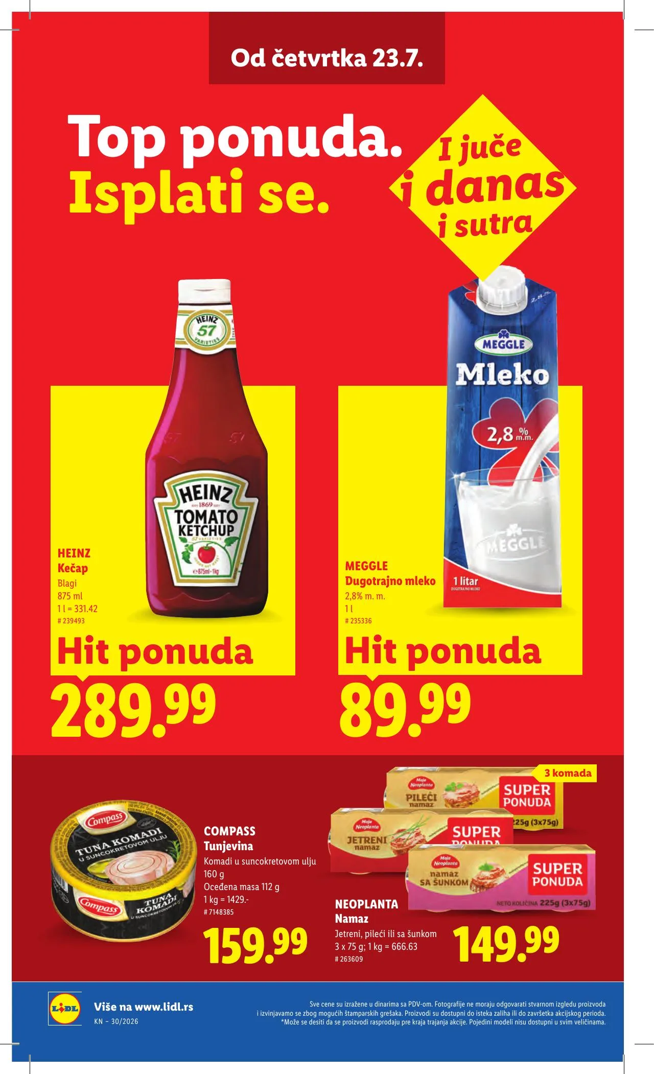 Lidl akciós újság Szerbia 07.23–07.29 – 28. oldal