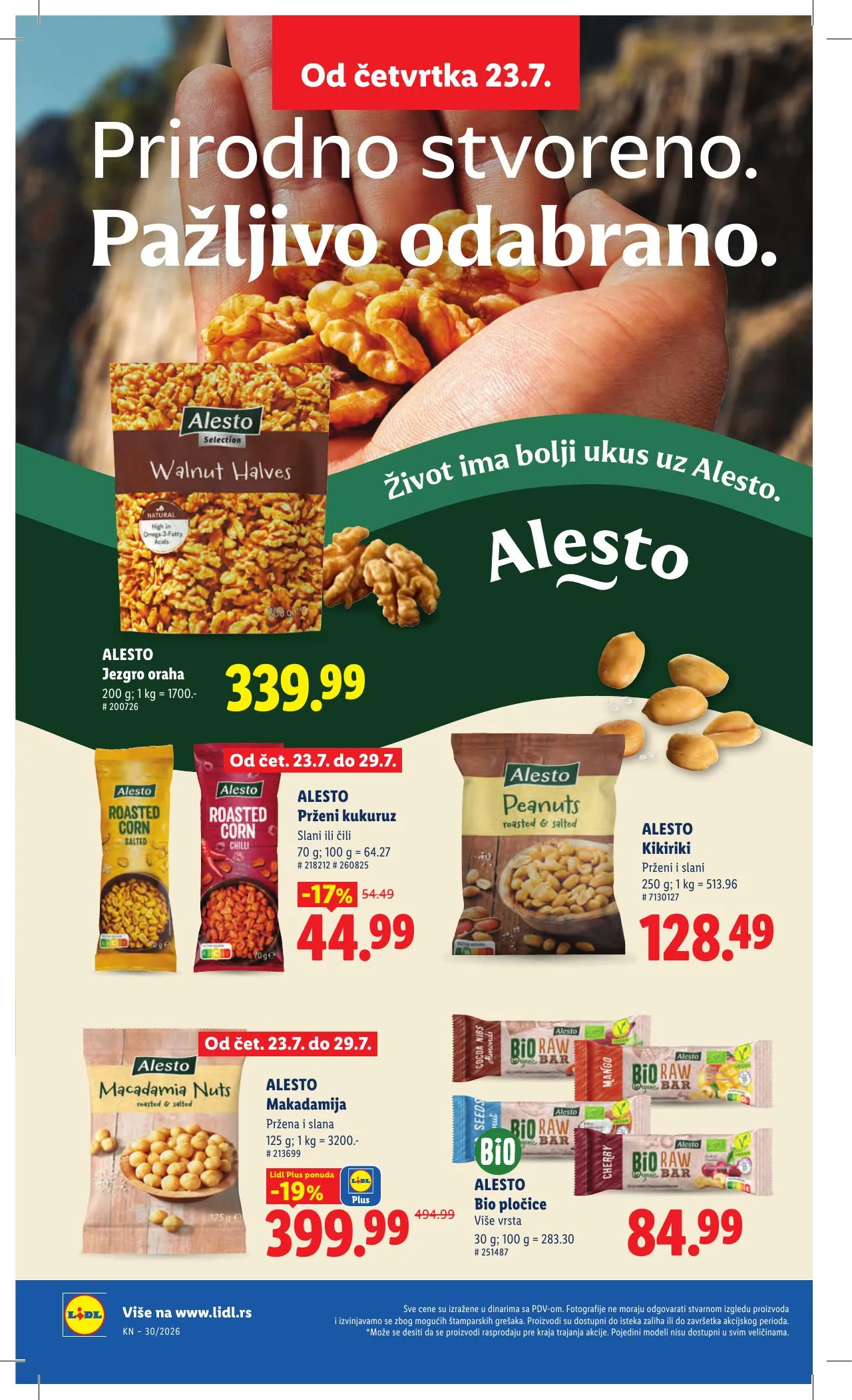 Lidl akciós újság Szerbia 07.23–07.29 – 30. oldal