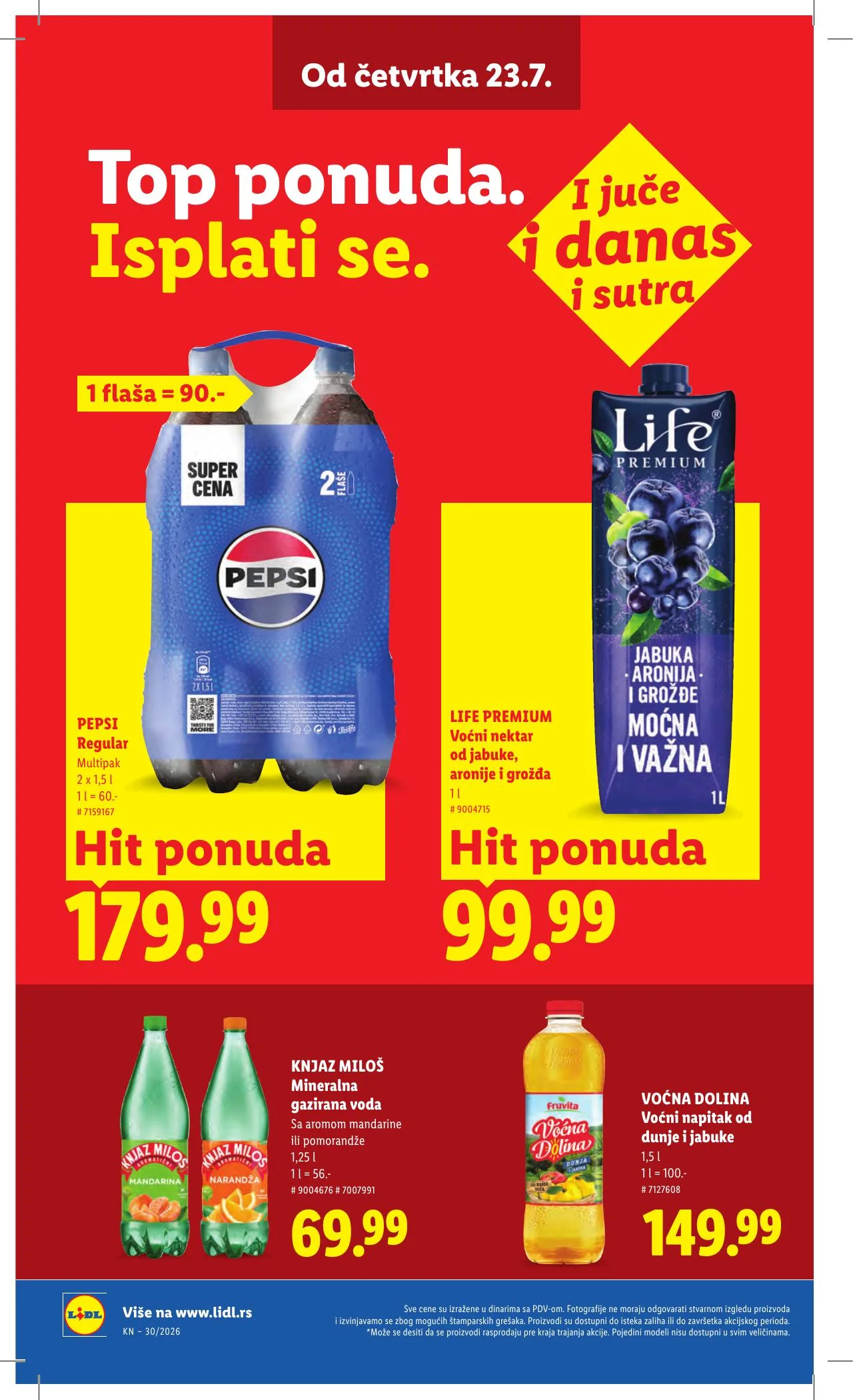 Lidl akciós újság Szerbia 07.23–07.29 – 32. oldal